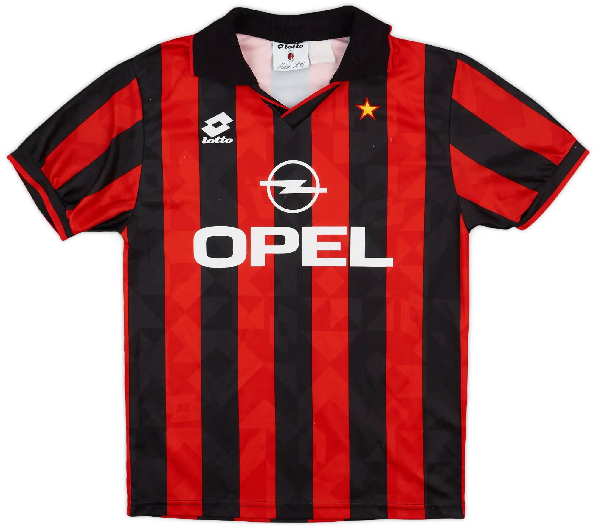 Lotto 1994-95 AC Milan Home Shirt - 9/10 - (M)