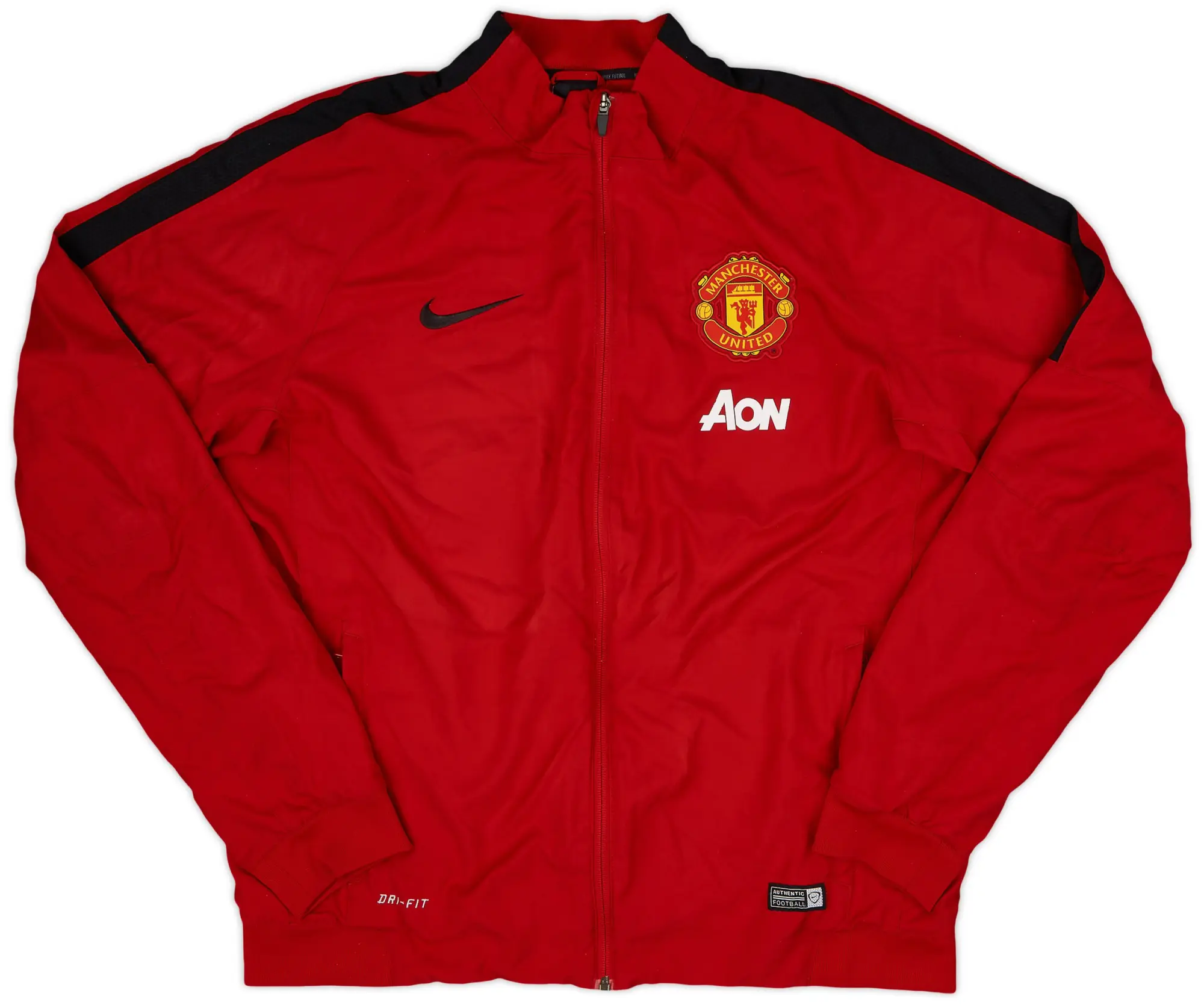 2014-15 Manchester United Nike Track Jacket - 8/10 - (L)