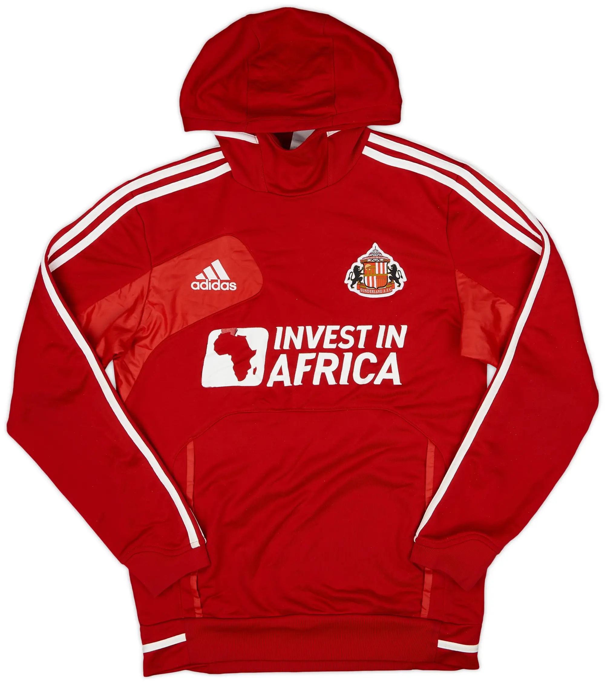 2012-13 Sunderland adidas Hooded Drill Top - 5/10 - (M)