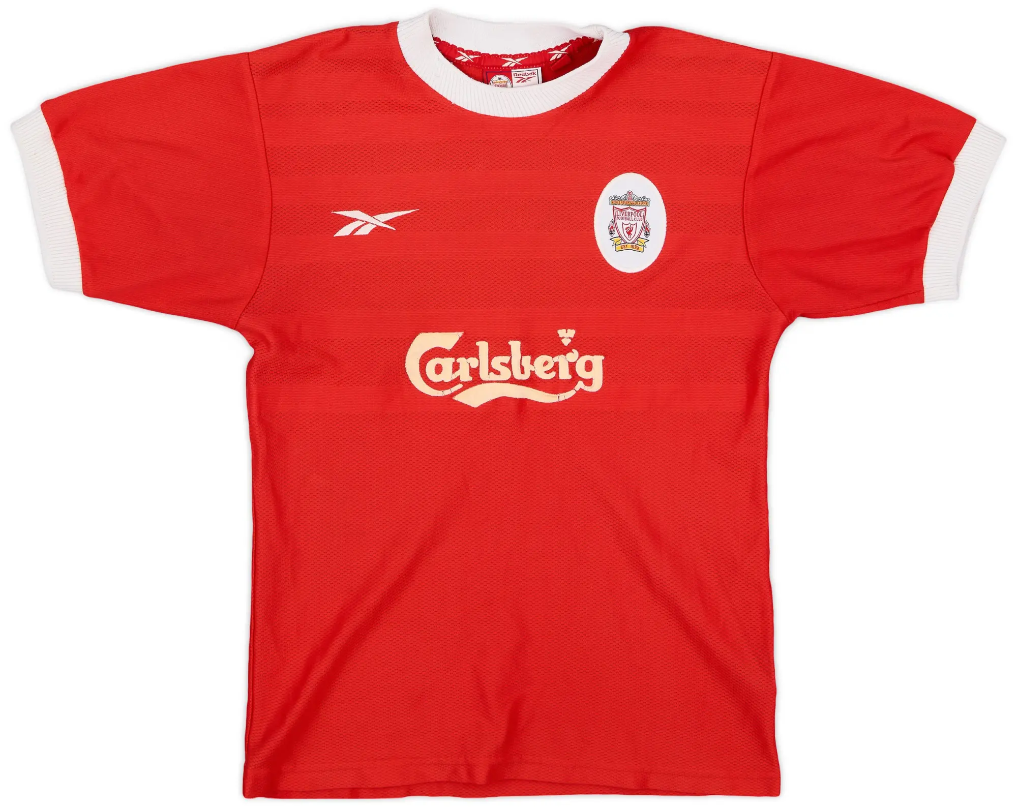 Reebok 1998-00 Liverpool Home Shirt - 5/10 - (Y)