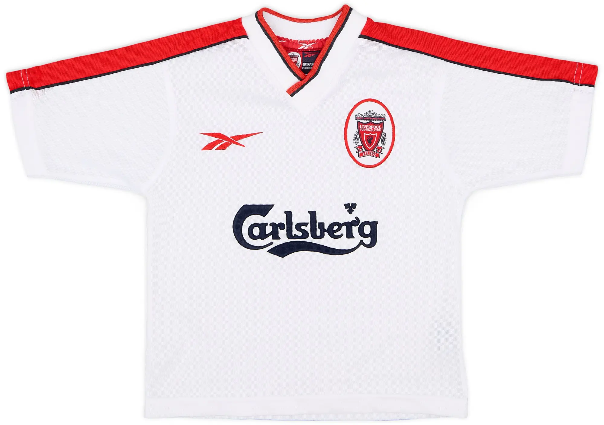 Reebok 1998-99 Liverpool Away Shirt - 9/10 - (S.Boys)