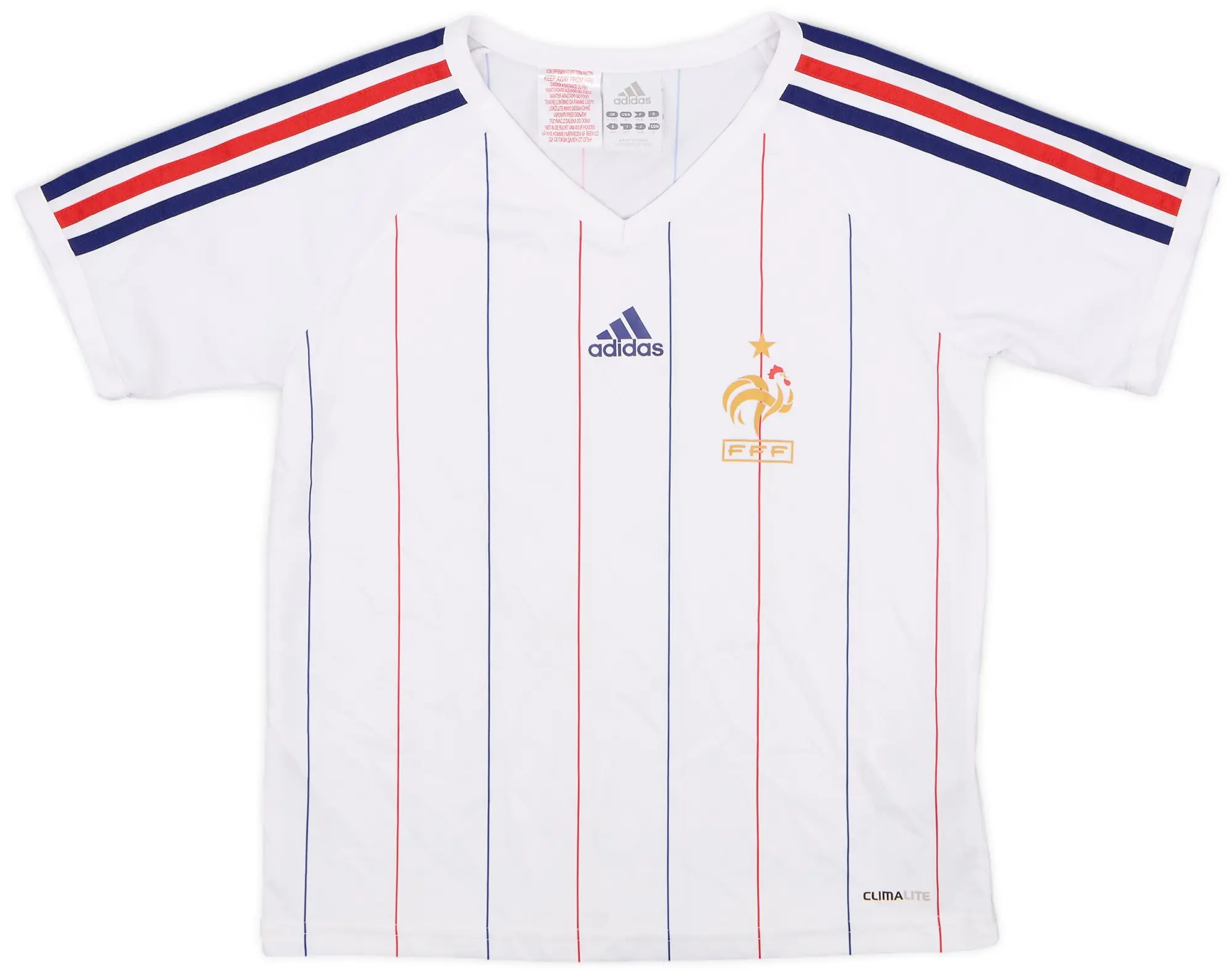 adidas 2009-10 France Basic Away Shirt - 9/10 - (S.Boys)