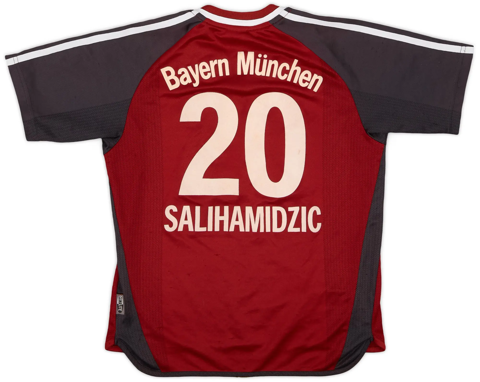 adidas 2001-02 Bayern Munich Home Shirt Salihamidzic #20 - 6/10 - (L.Boys)