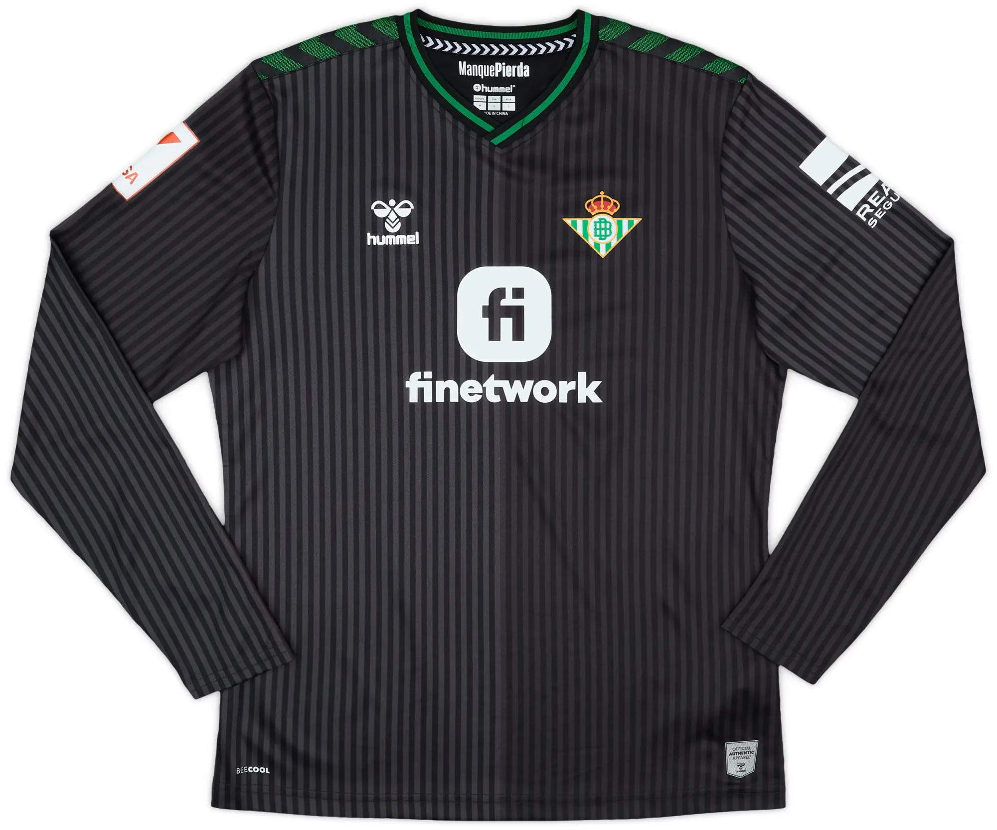 Hummel 2023-24 Real Betis Third L/S Shirt - As New - (M)