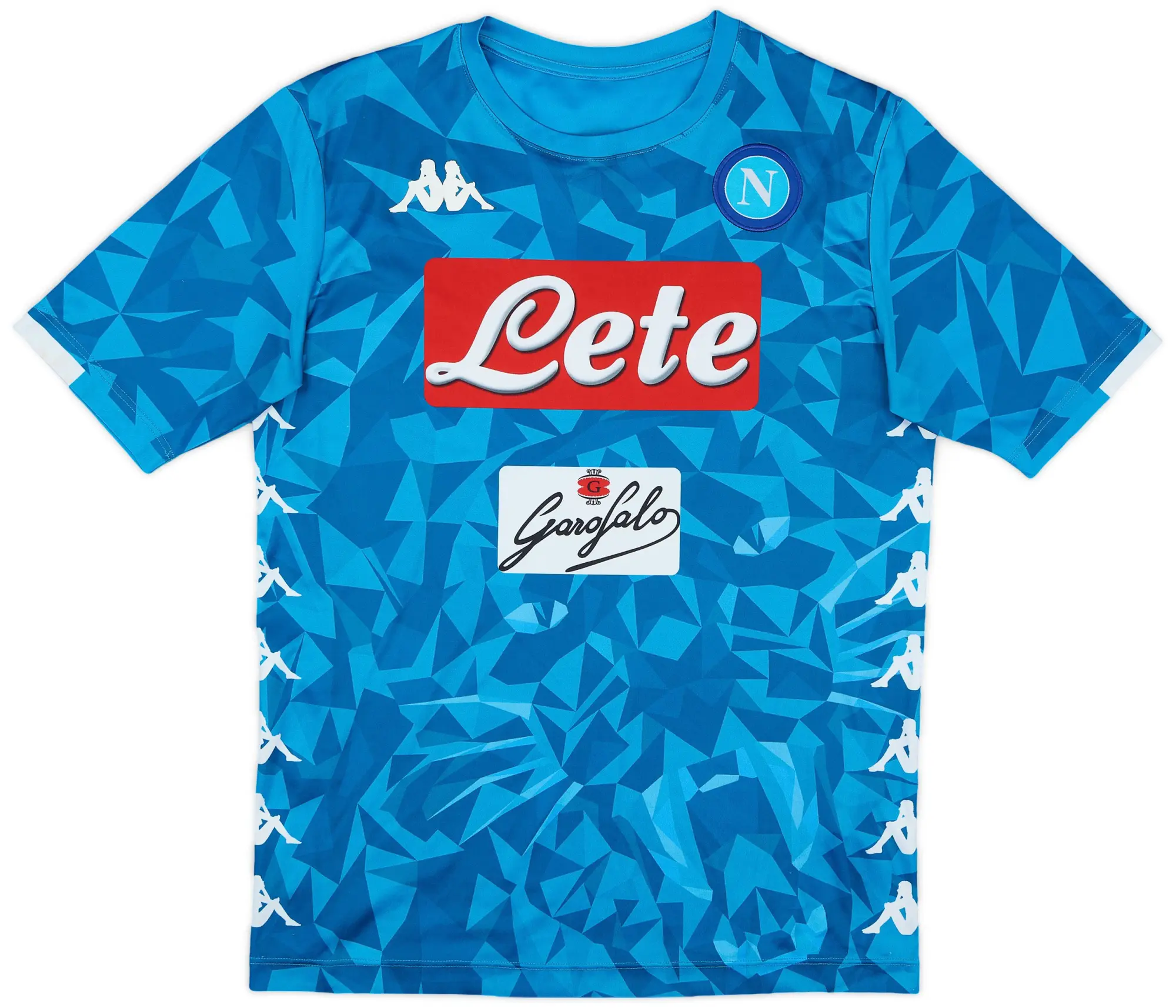 Kappa 2018-19 Napoli Basic Home Shirt - 7/10 - (S)