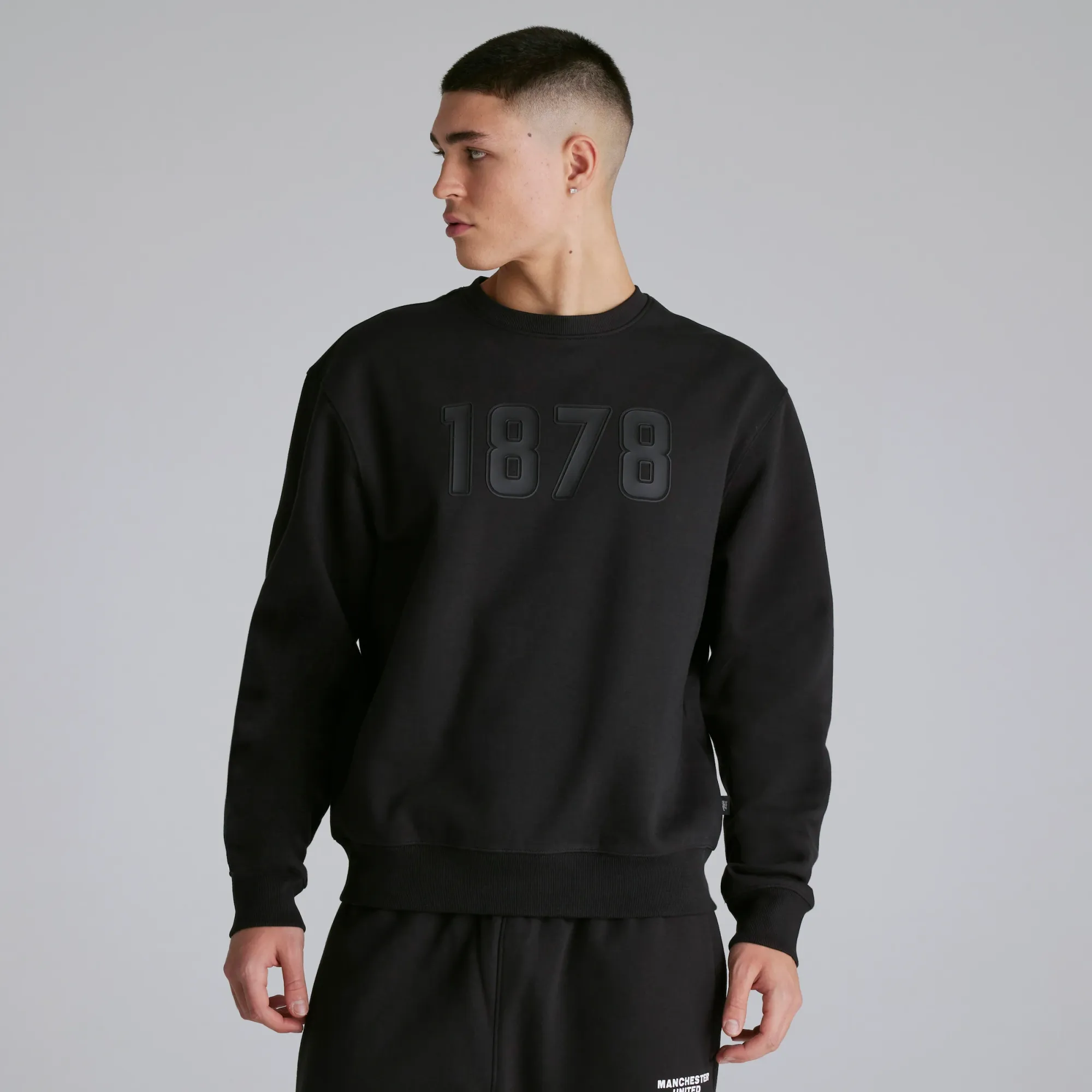 RAW Manchester United Mens 1878 Sweatshirt Black