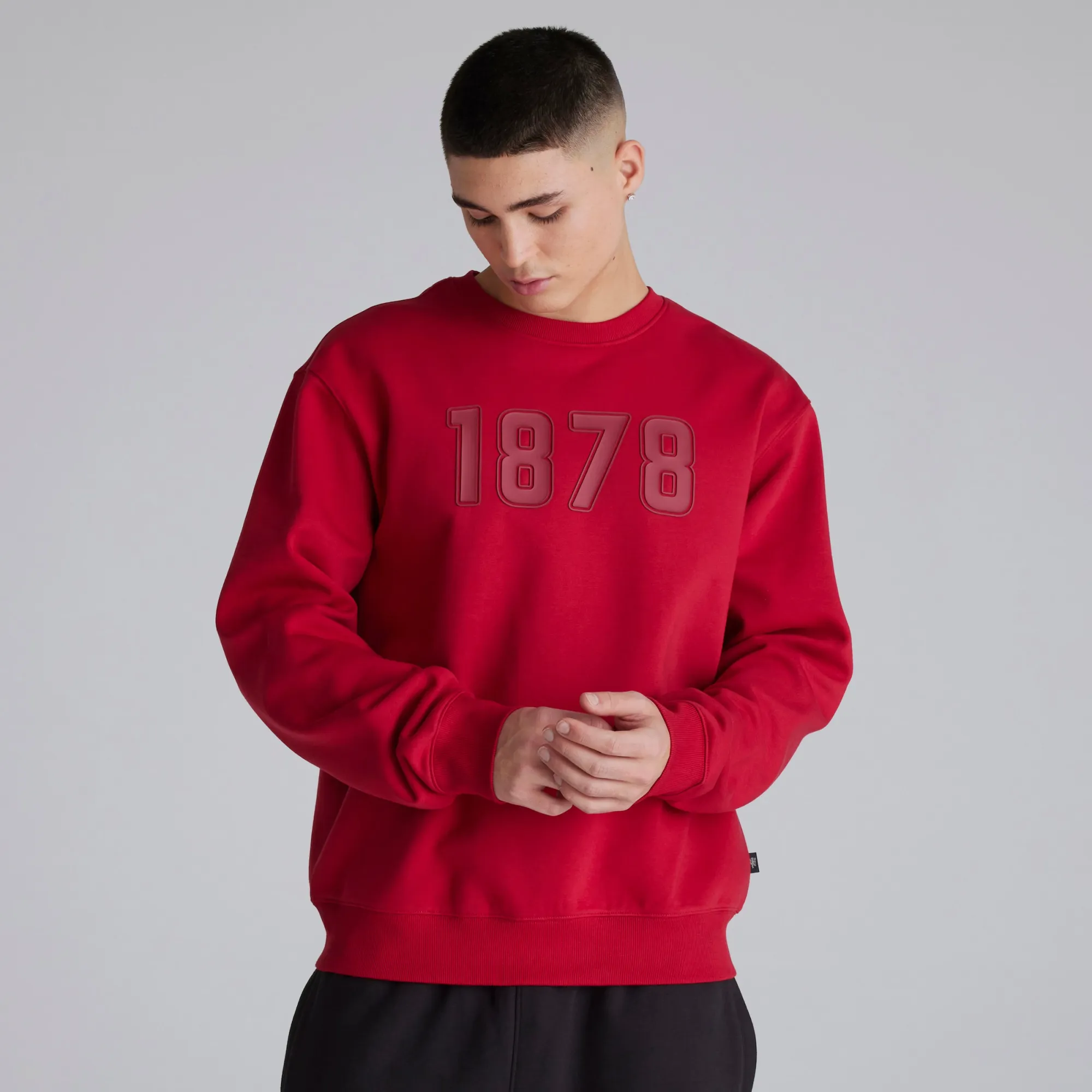 RAW Manchester United Mens 1878 Sweatshirt Red