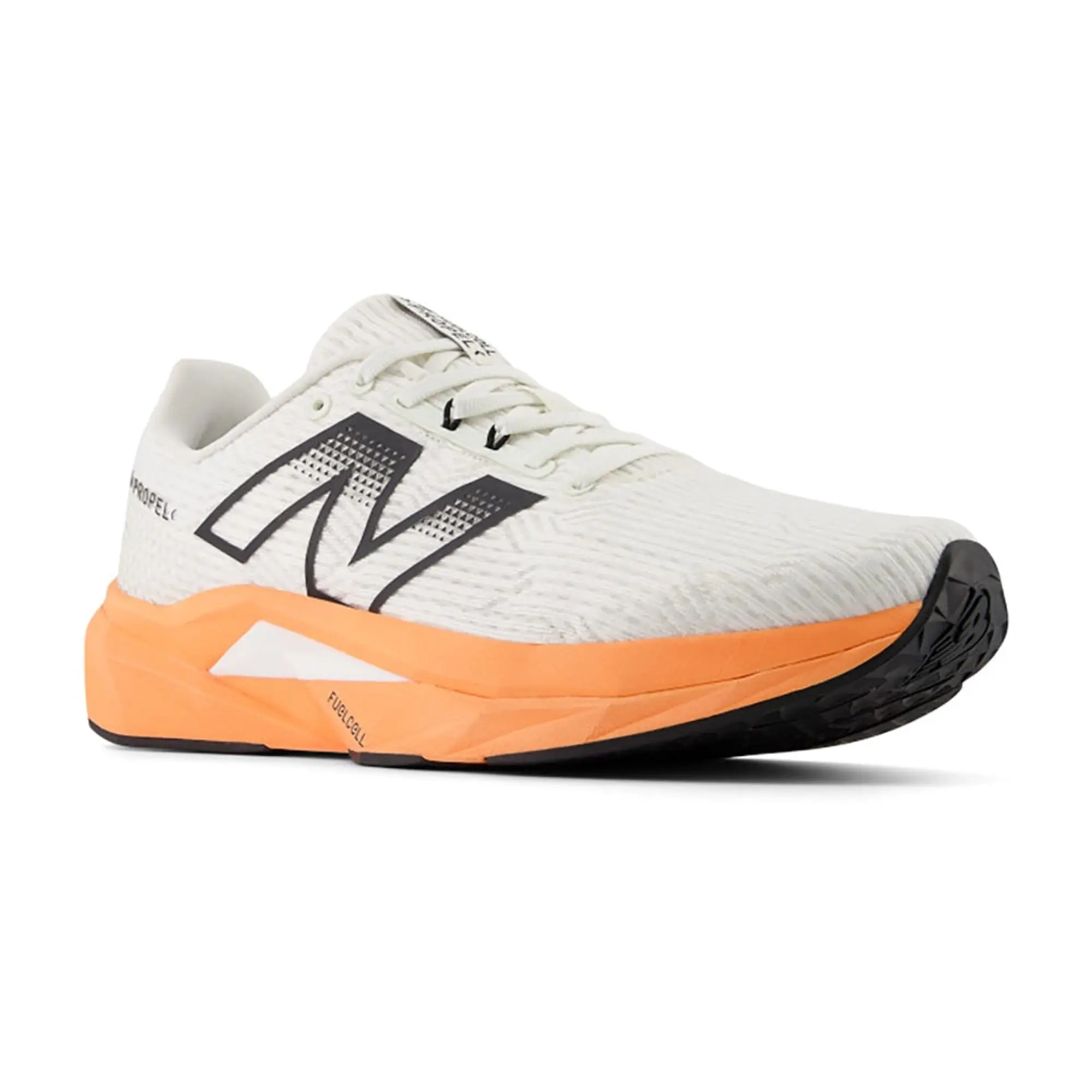 New Balance Men's FuelCell Propel v5 in Orange/White/Black Synthetic