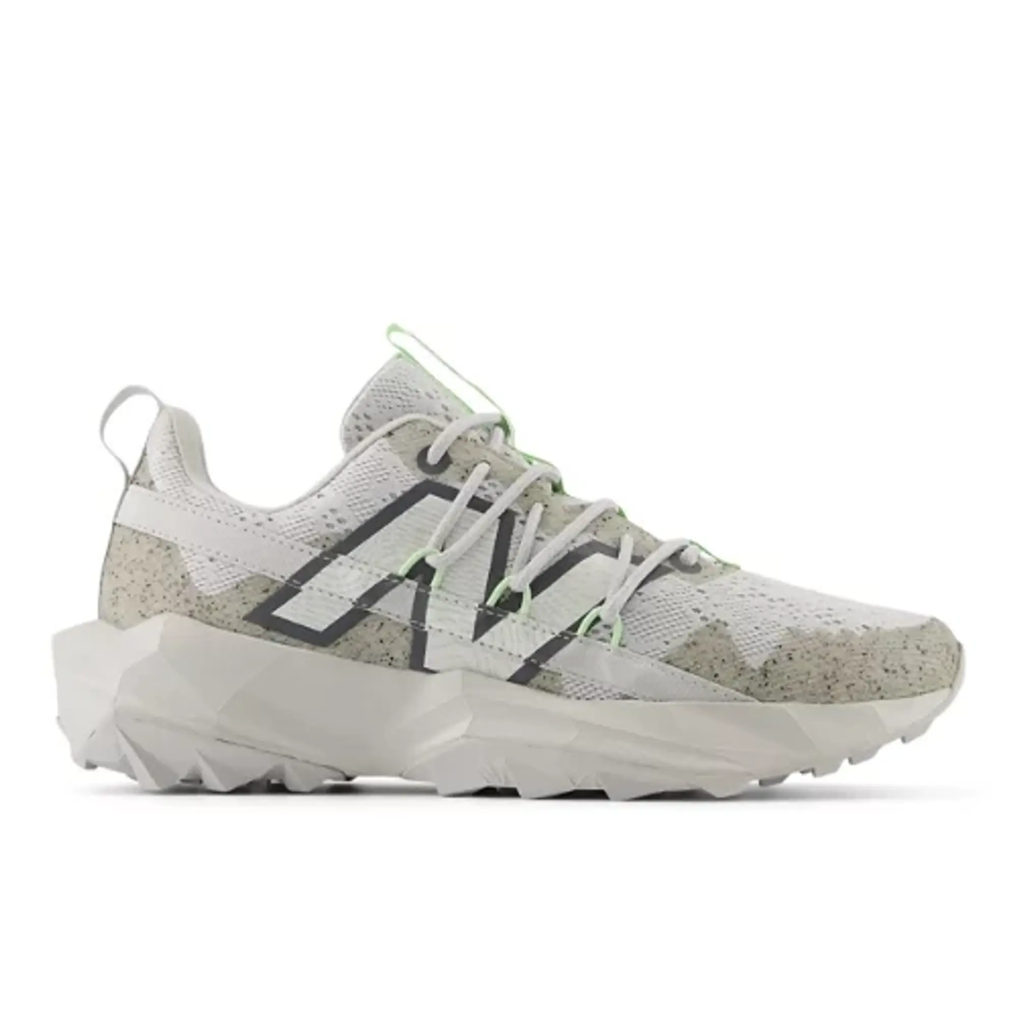 New Balance Women's Tektrel in Grey/Green Textile