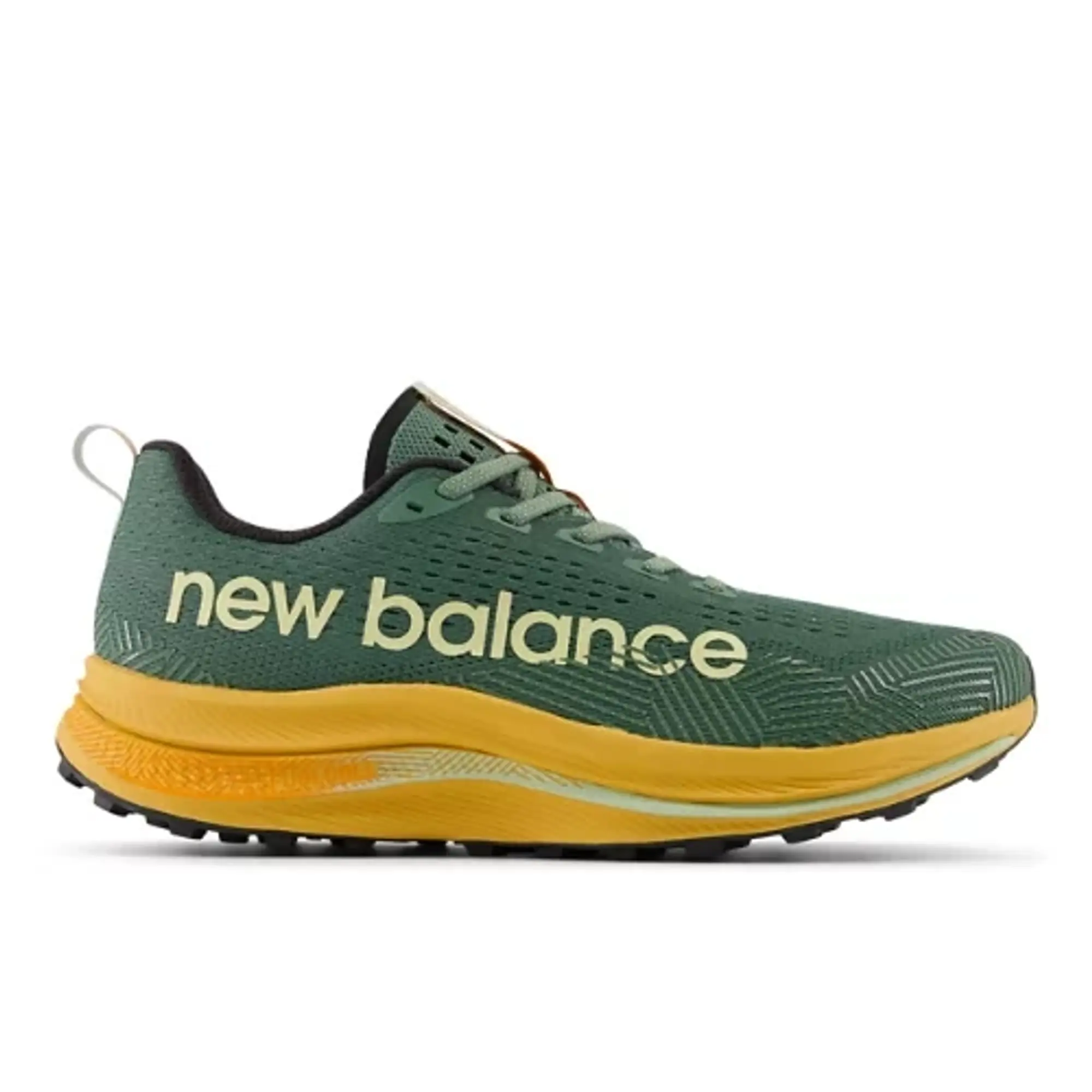 New Balance Men's FuelCell SuperComp Trail in Green/Orange/Beige Synthetic