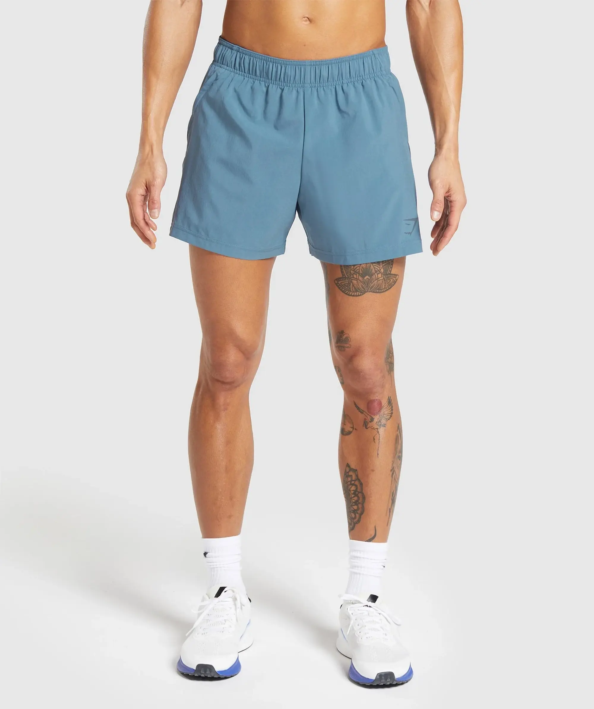 Gymshark Sport 5 Shorts - Faded Blue/Titanium Blue