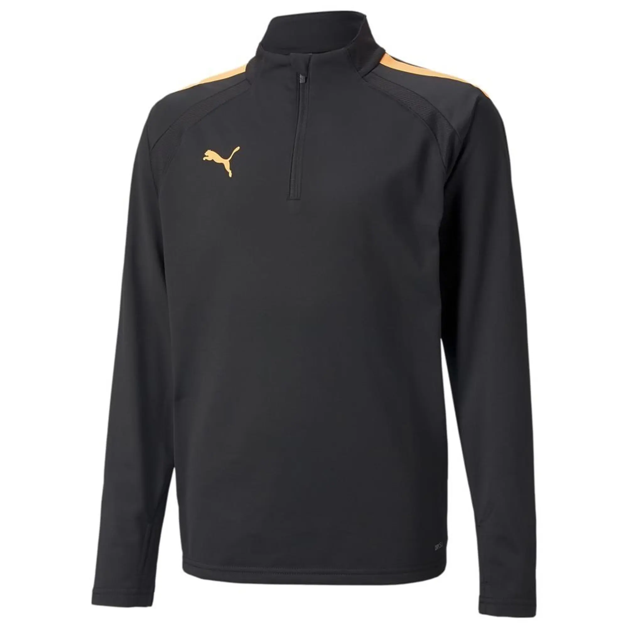 Puma Teamliga 1/4 Zip Top Jr - ['Black']