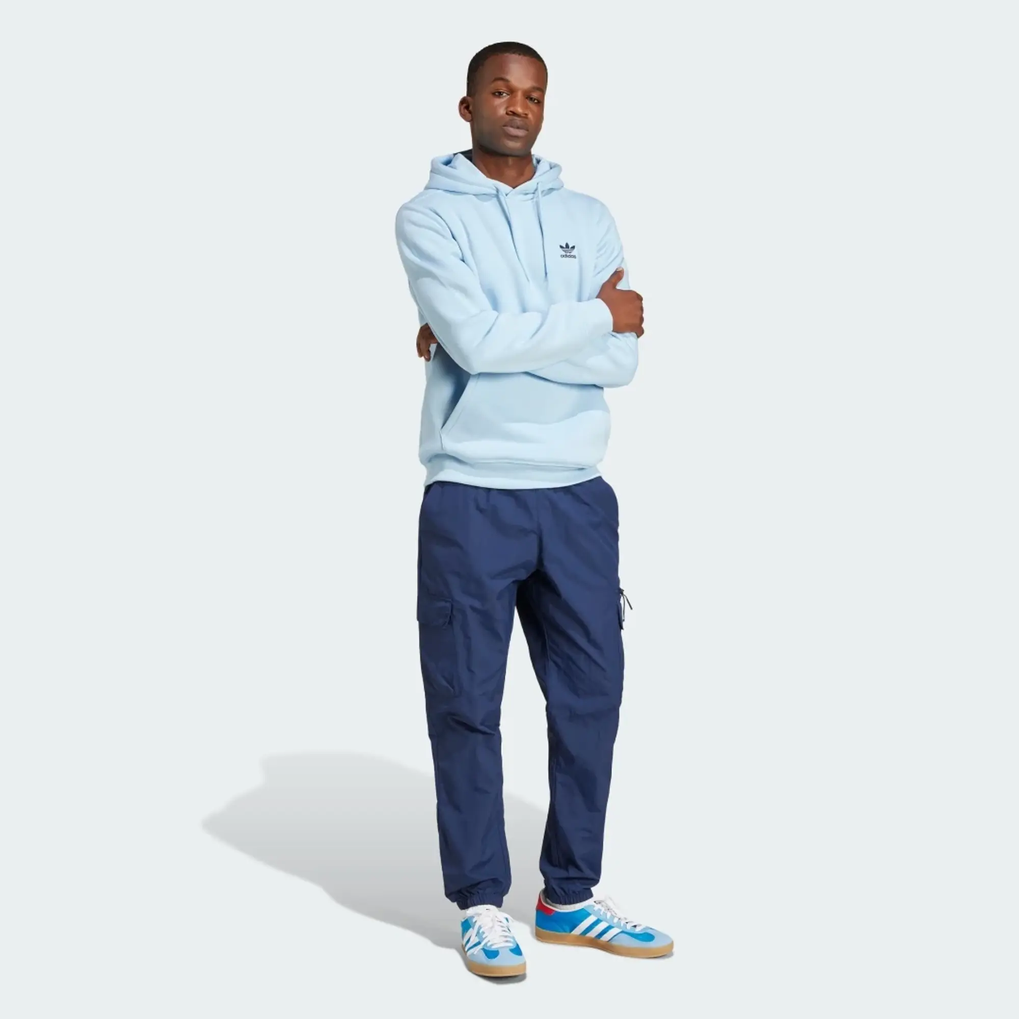 Men's Adidas Originals Essentials Hoodie in Cream
