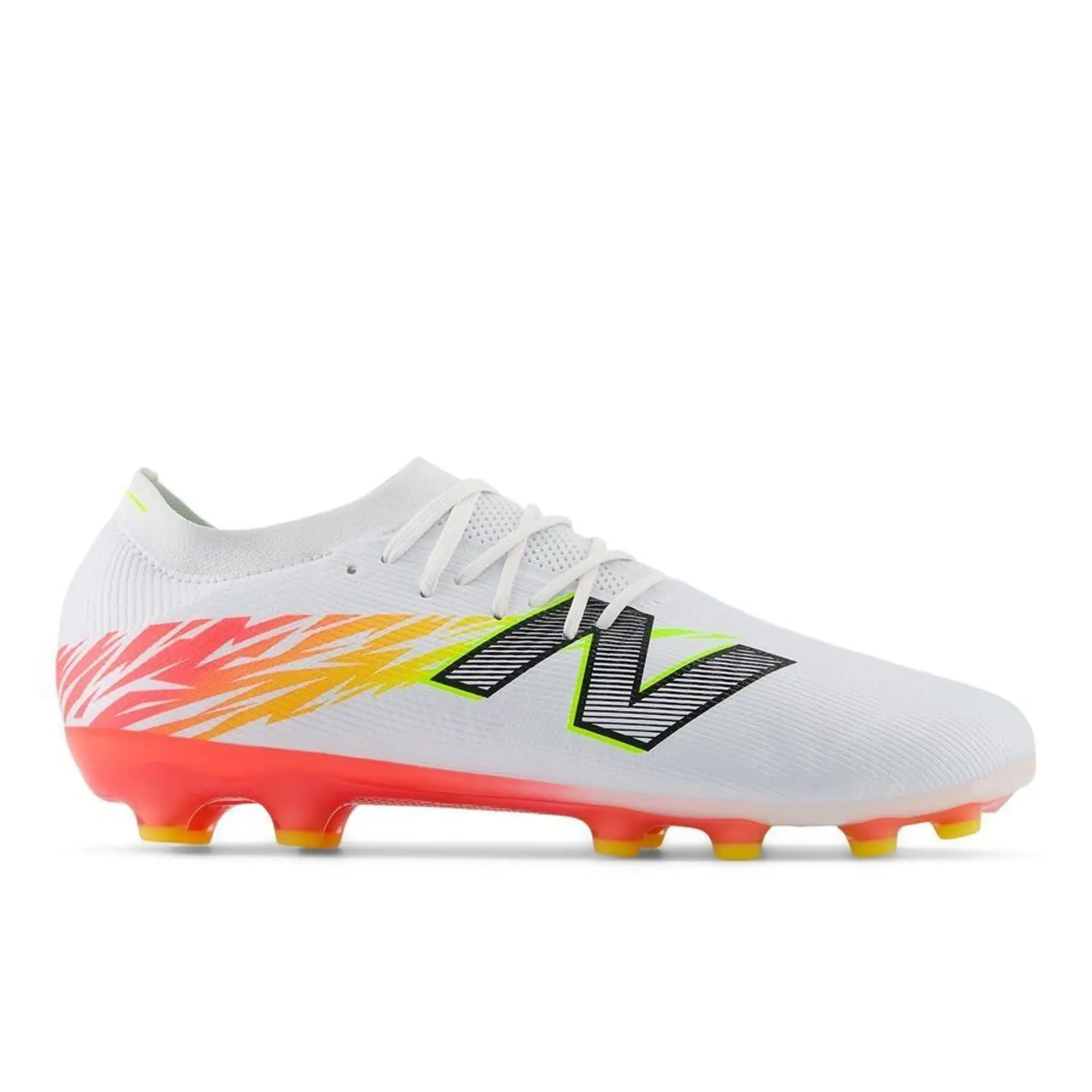 New Balance Furon V8 Elite Ag Flash Point - White/Red/Silver - ['White']