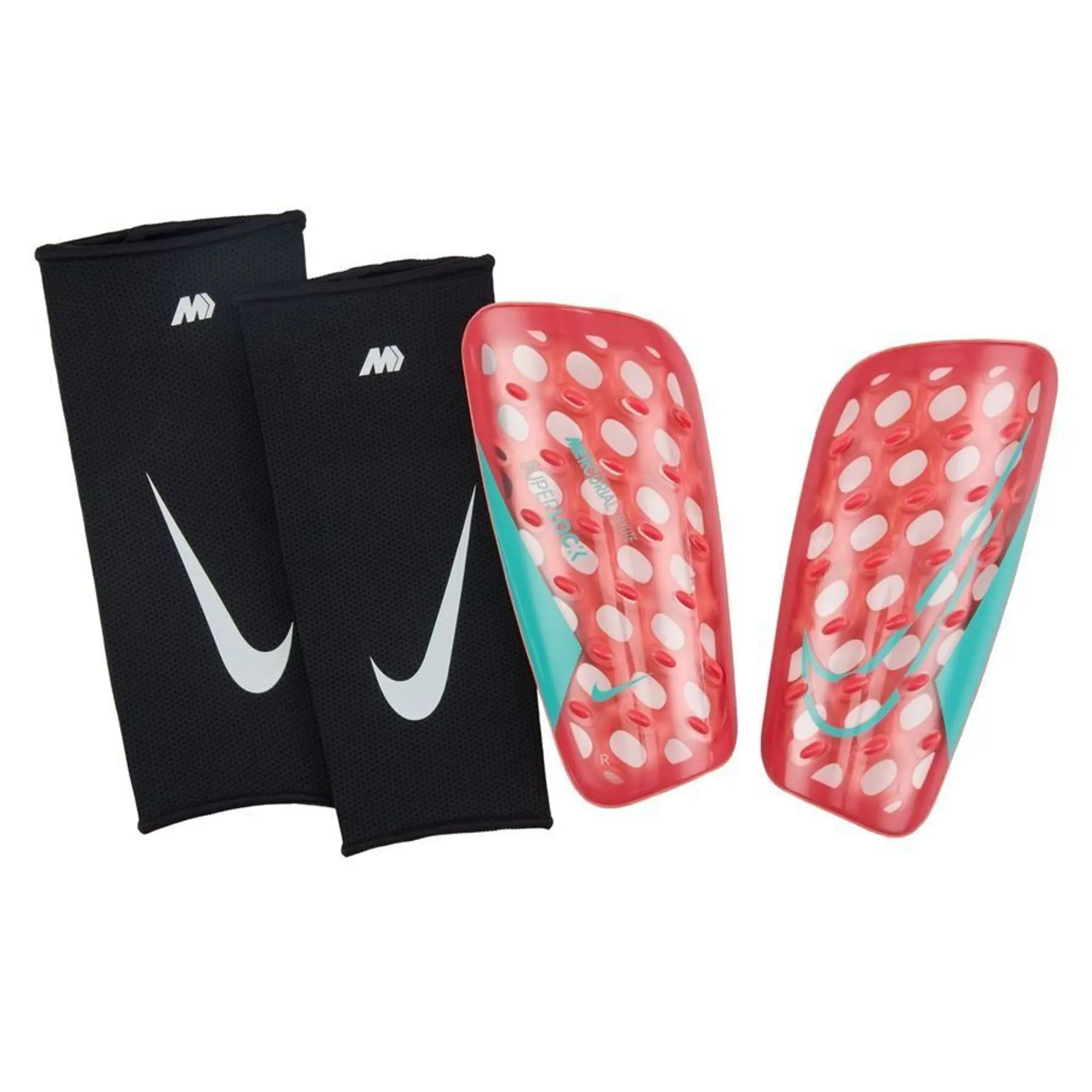 Nike Shin Pads Mercurial Flylite Superlock Mad Energy - ['Red']