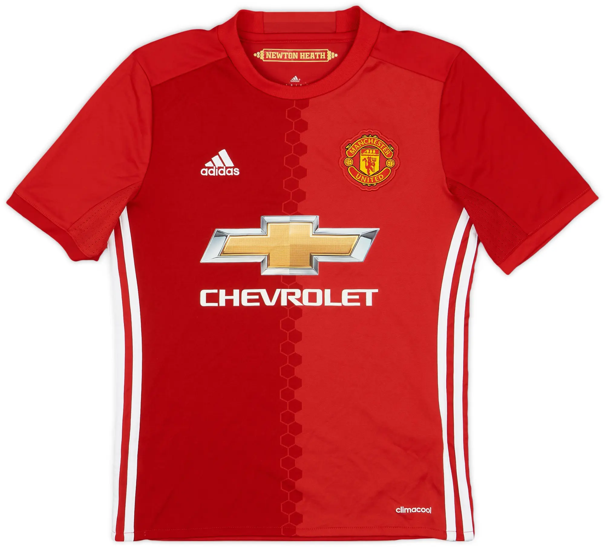 adidas 2016-17 Manchester United Home Shirt - 9/10 - (M.Boys)
