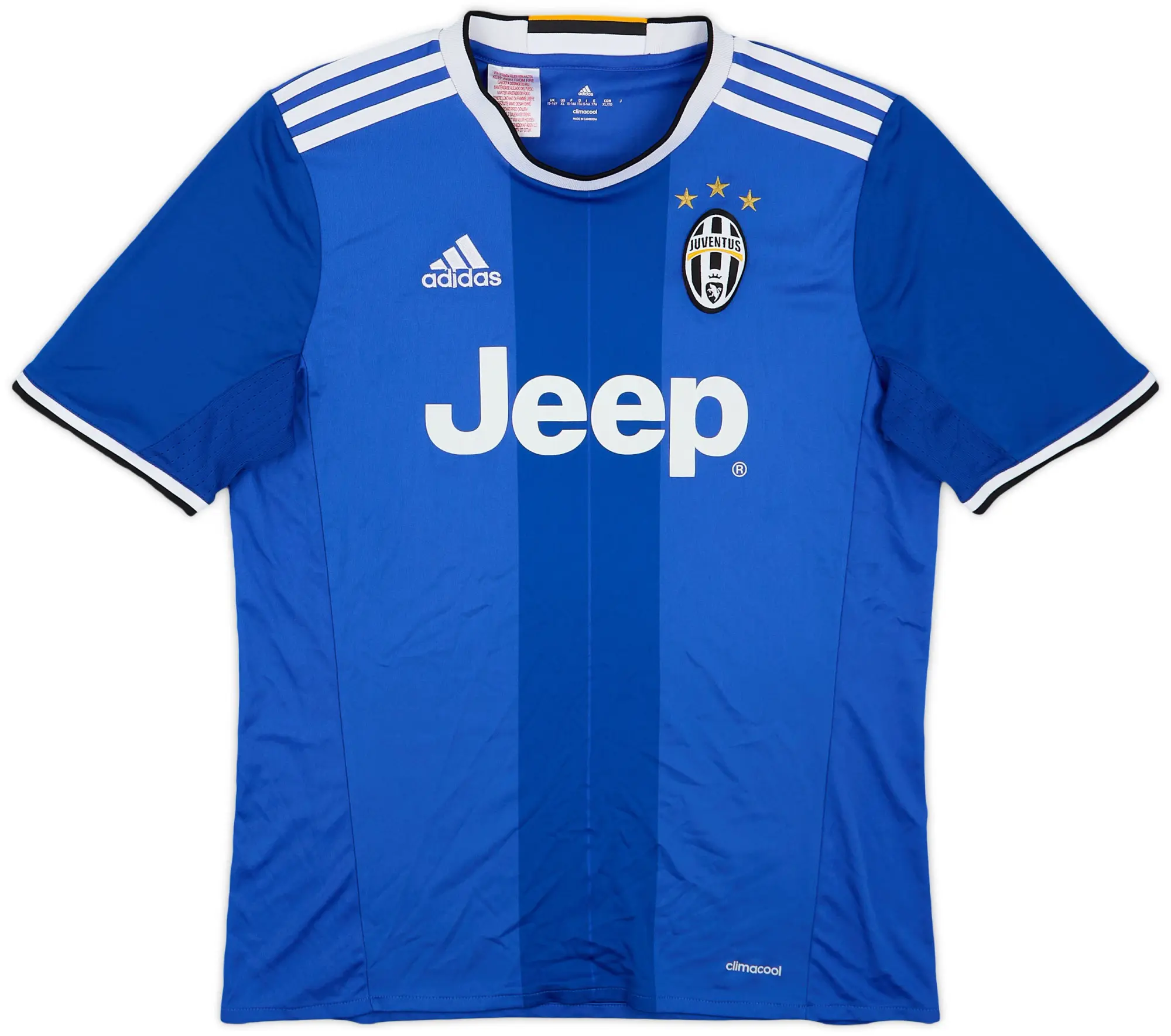 adidas 2016-17 Juventus Away Shirt - 9/10 - (XL.Boys)