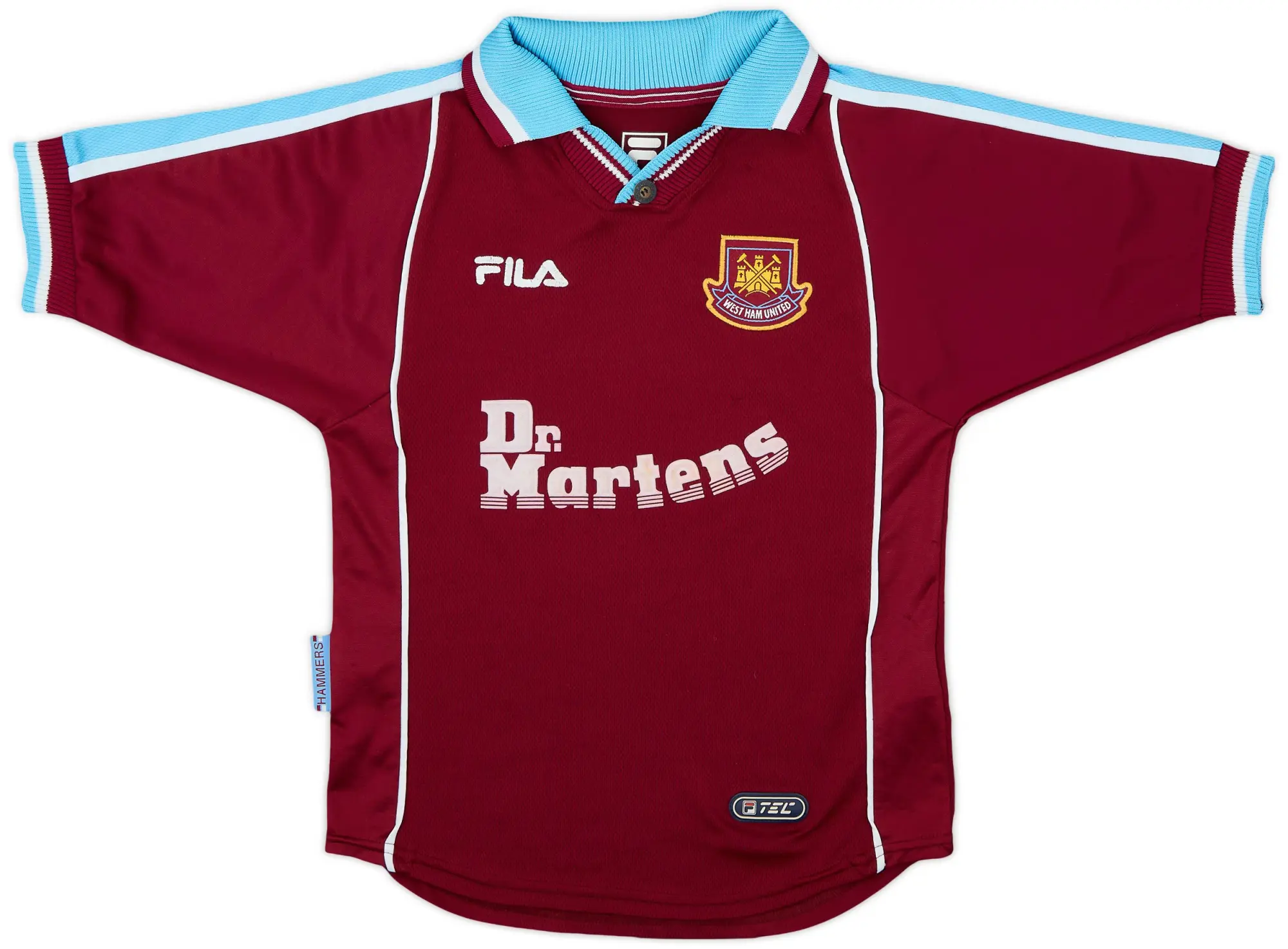 Fila 1999-01 West Ham Home Shirt - 6/10 - (M.Boys)