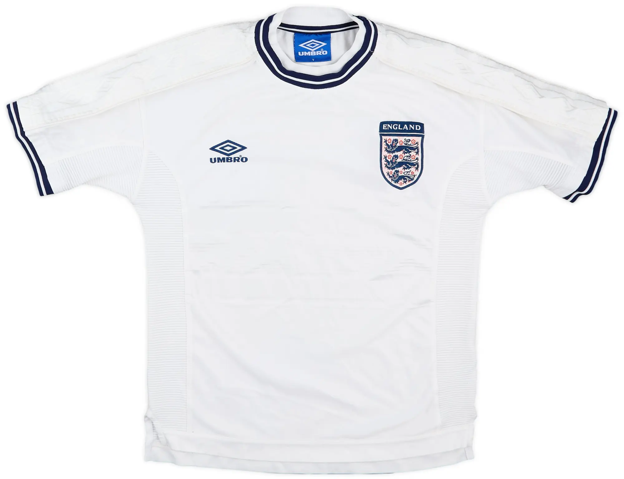 Umbro 1999-01 England Home Shirt - 7/10 - (Y)
