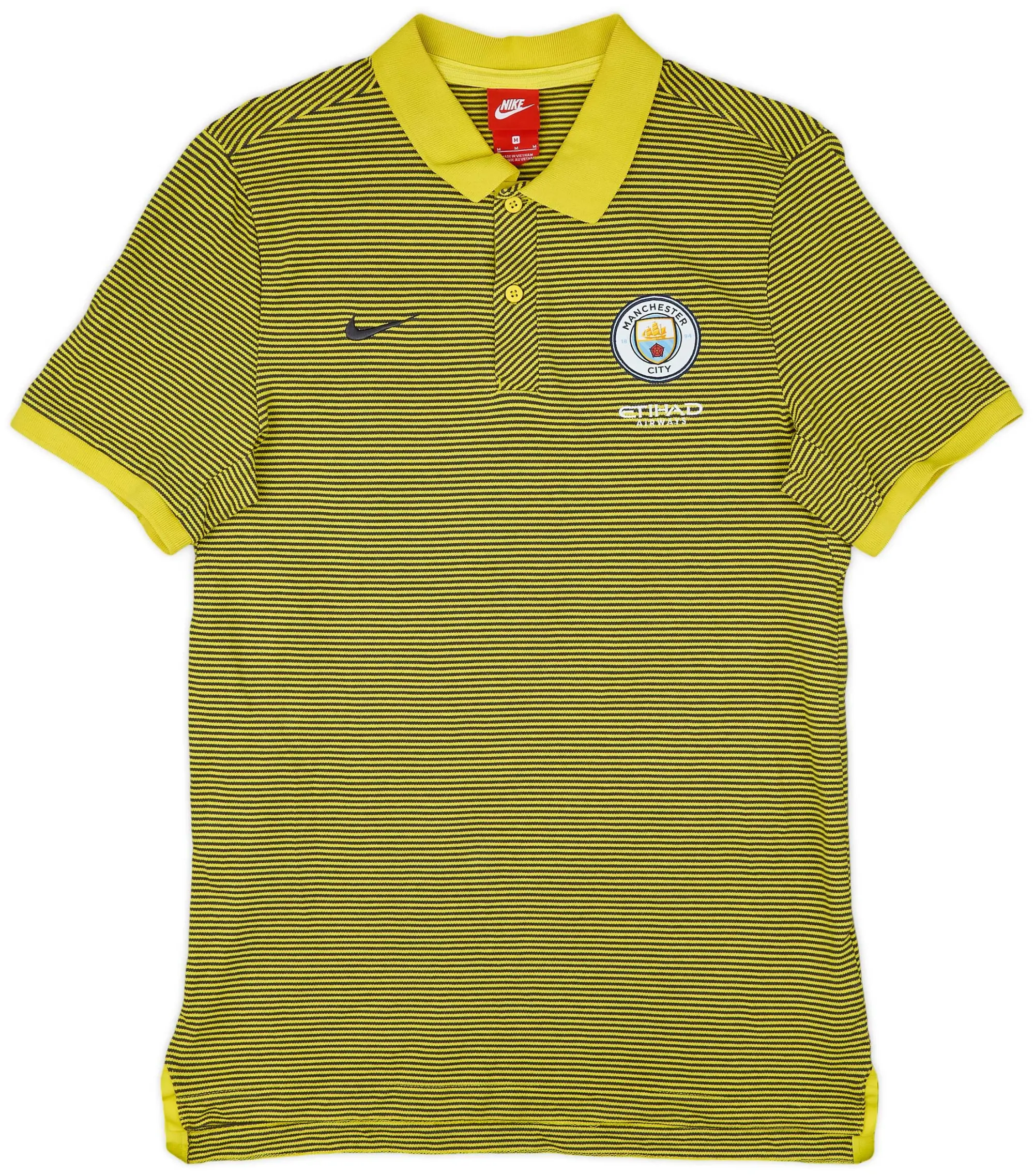 2017-18 Manchester CIty Nike Polo Shirt - 8/10 - (M)