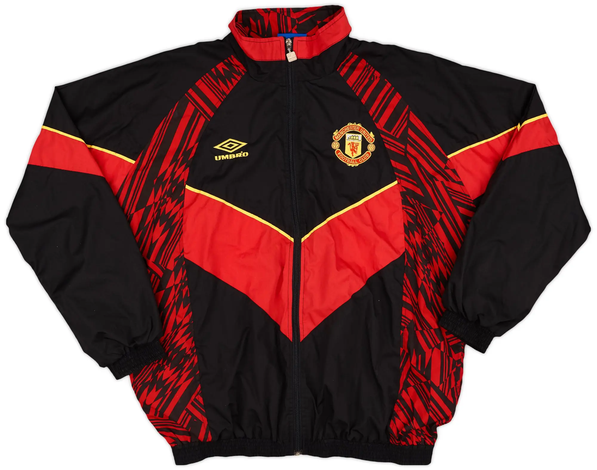 1992-93 Manchester United Umbro Track Jacket - 8/10 - (XL)