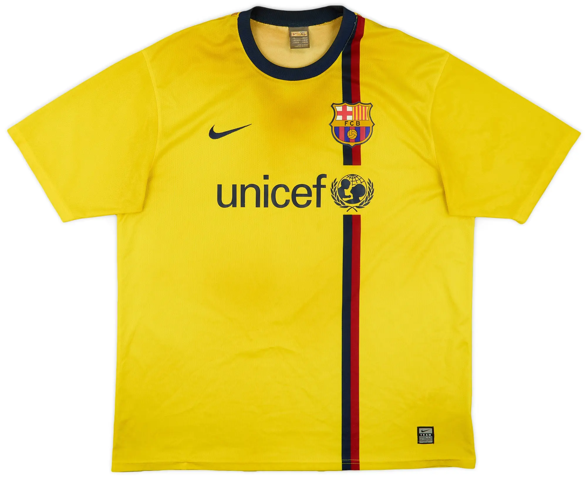 Nike 2008-10 Barcelona Basic Away Shirt - 4/10 - (XL)