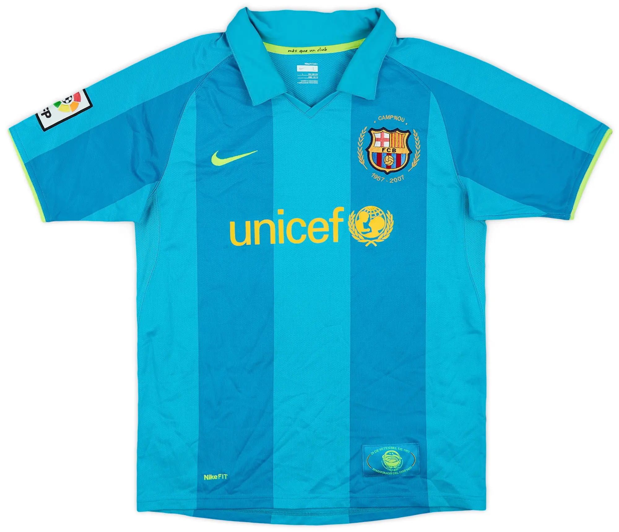 Nike 2007-09 Barcelona Away Shirt - 8/10 - (L.Boys)