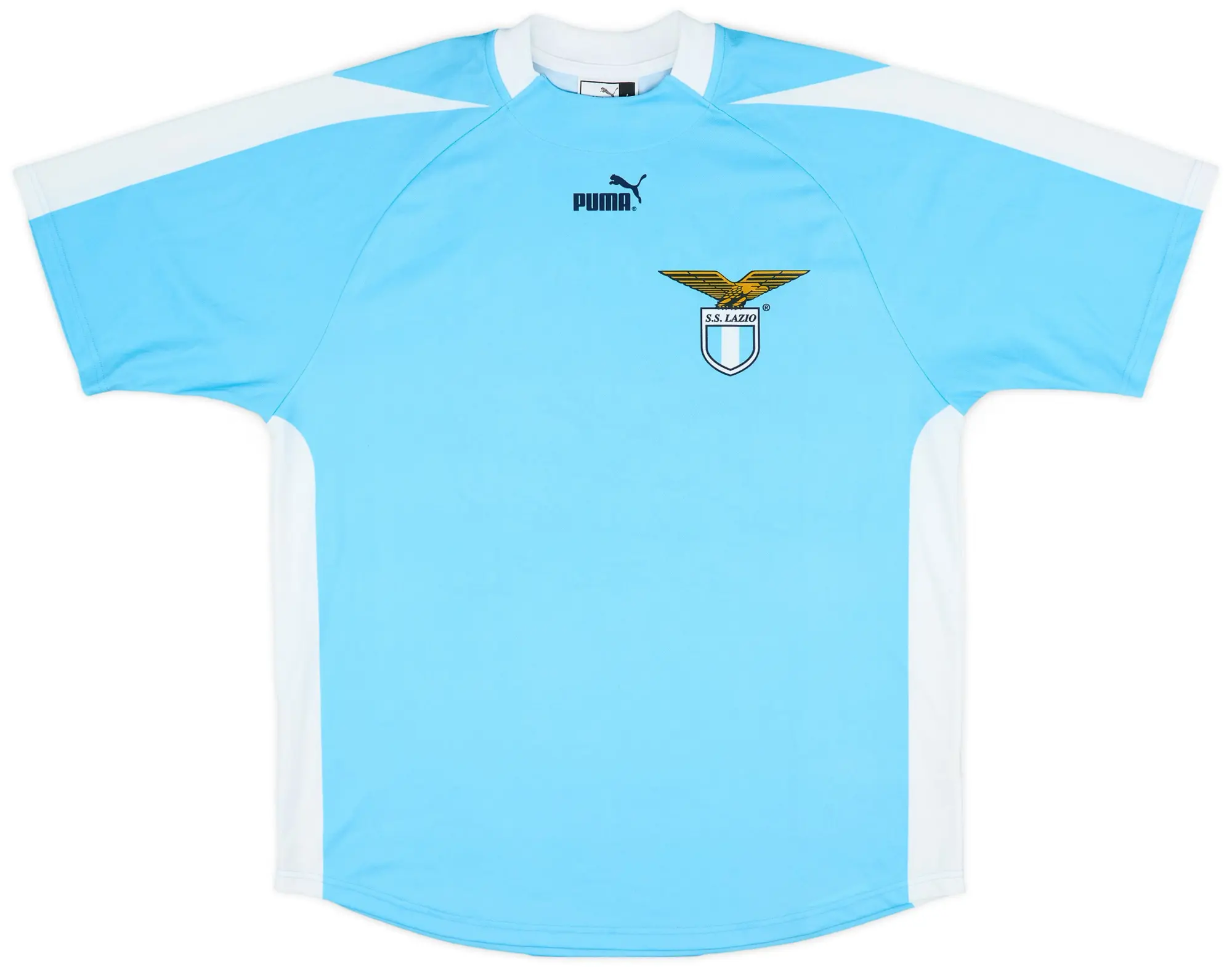 Puma 2003-04 Lazio 'Signed' Basic Home Shirt - 9/10 - (L)