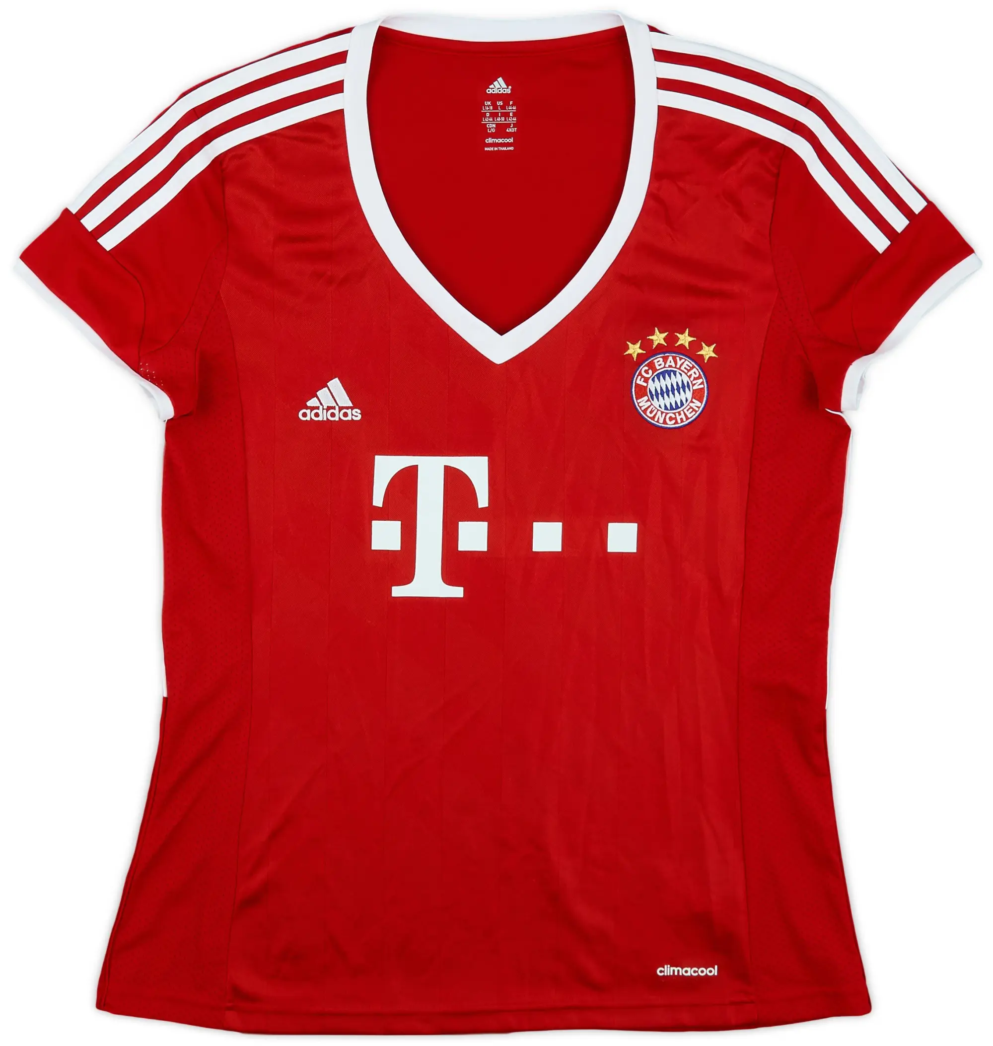 adidas 2013-14 Bayern Munich Home Shirt - 9/10 - (Women's L)