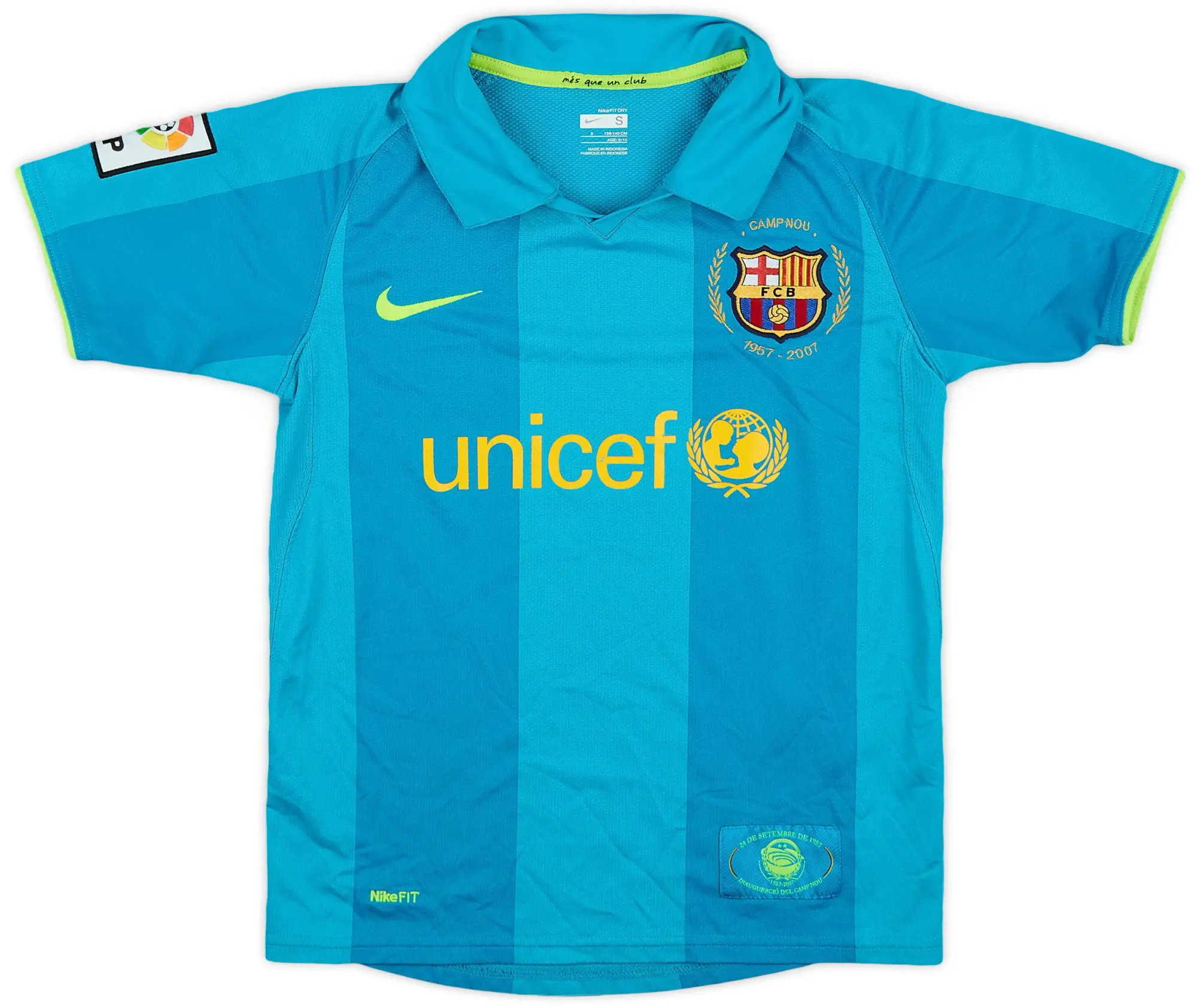 Nike 2007-09 Barcelona Away Shirt - 6/10 - (S.Boys)