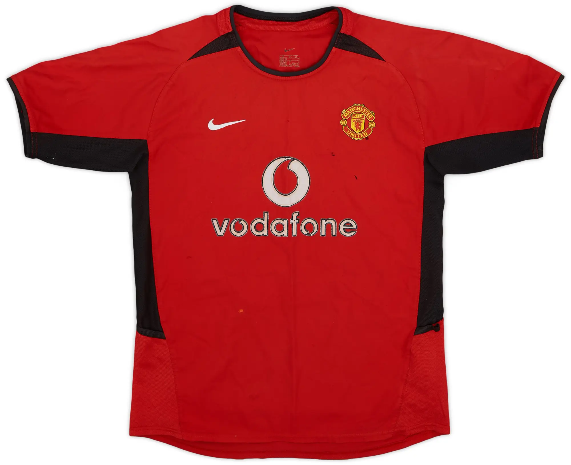 Nike 2002-04 Manchester United Home Shirt - 7/10 - (M.Boys)