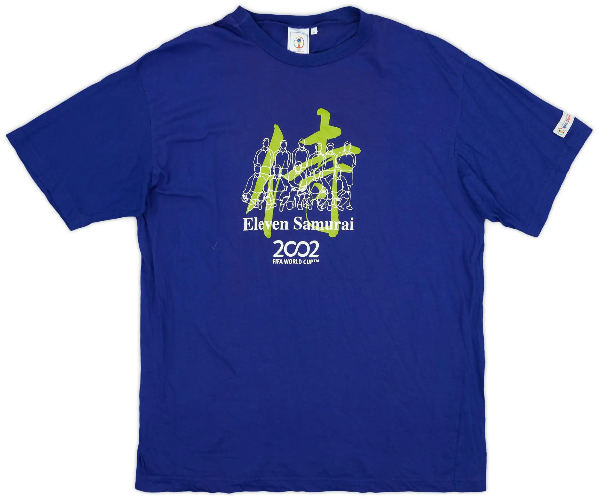 T-Shirts 2002 World Cup 'Eleven Samurai' Graphic Tee - 9/10 - (L)