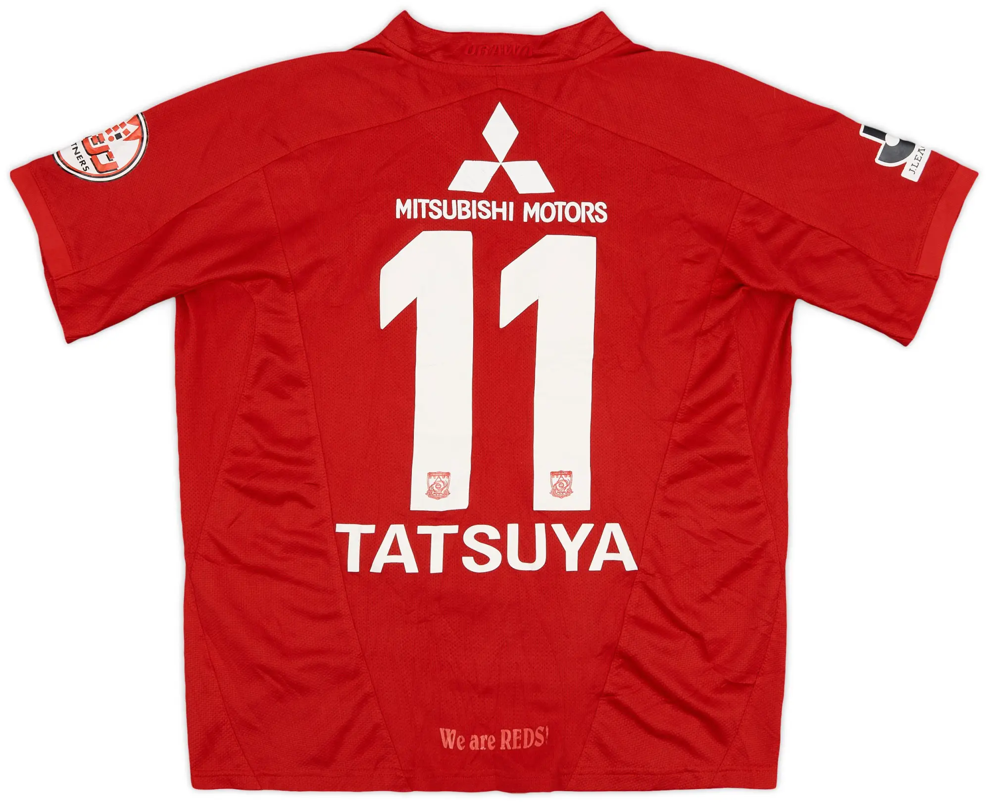 Nike 2009 Urawa Red Diamonds Home Shirt Tatsuya #11 - 7/10 - (M)