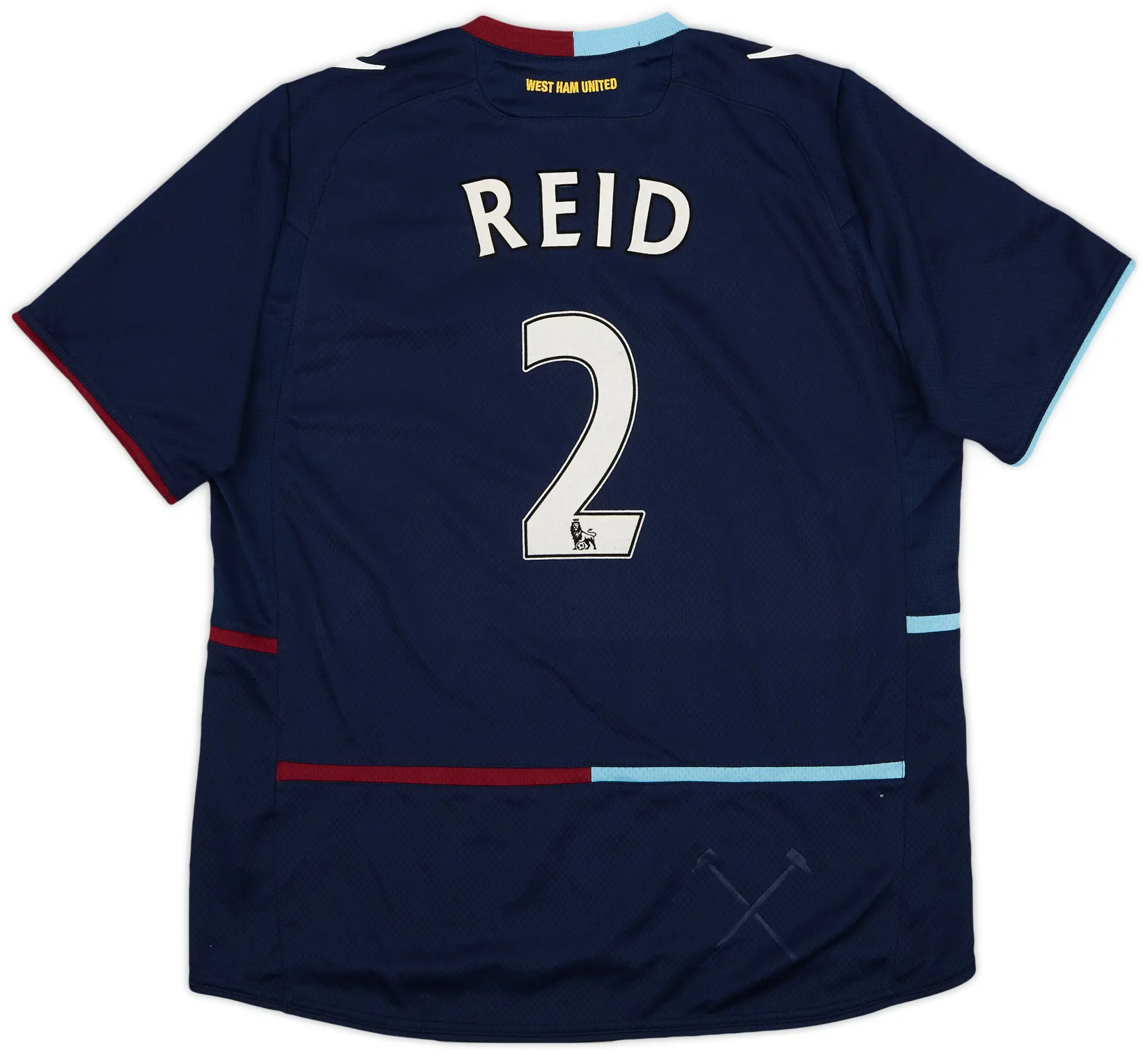 Macron 2012-13 West Ham Away Shirt Reid #2 - 8/10 - (XS)