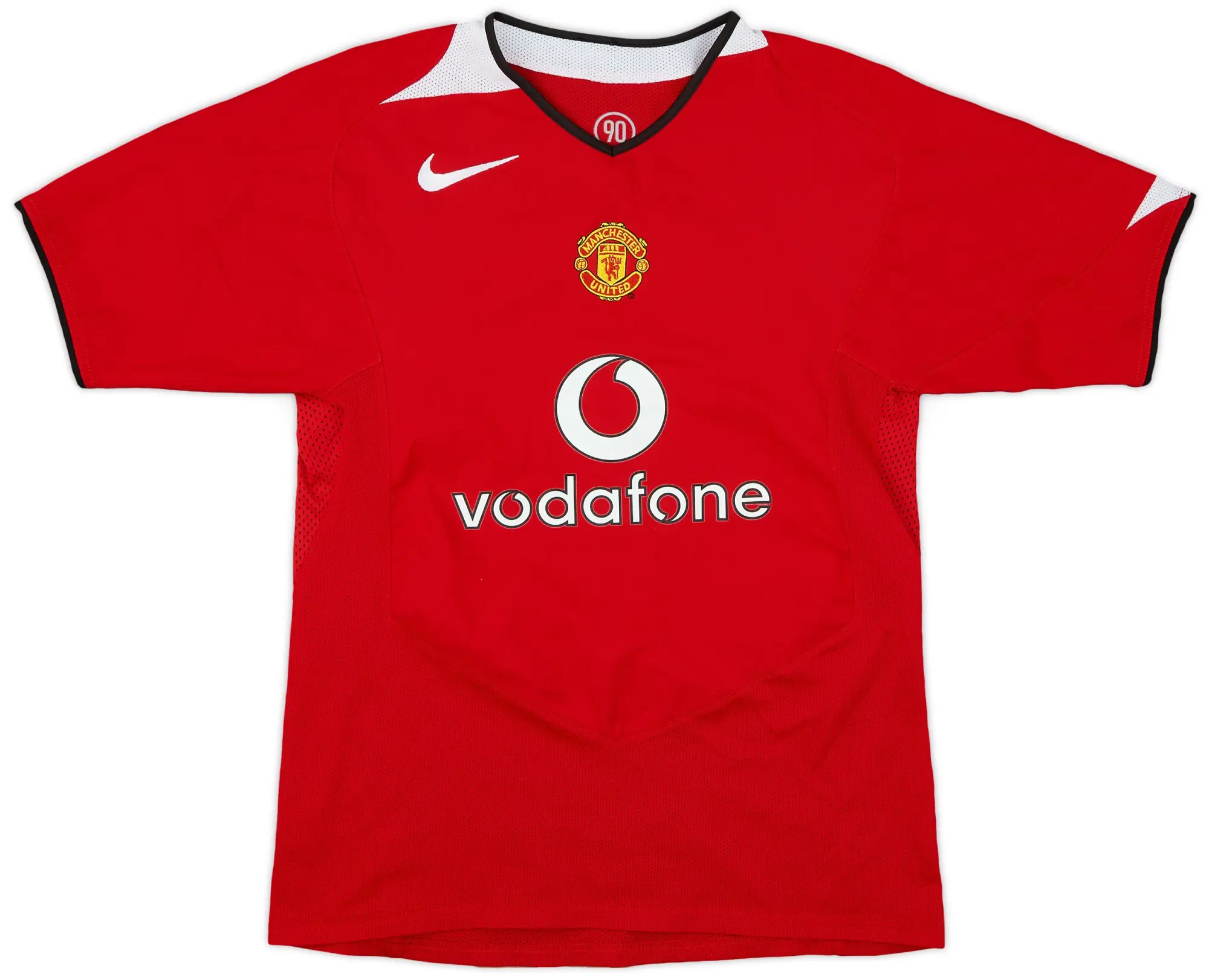 Nike 2004-06 Manchester United Home Shirt - 9/10 - (L.Boys)