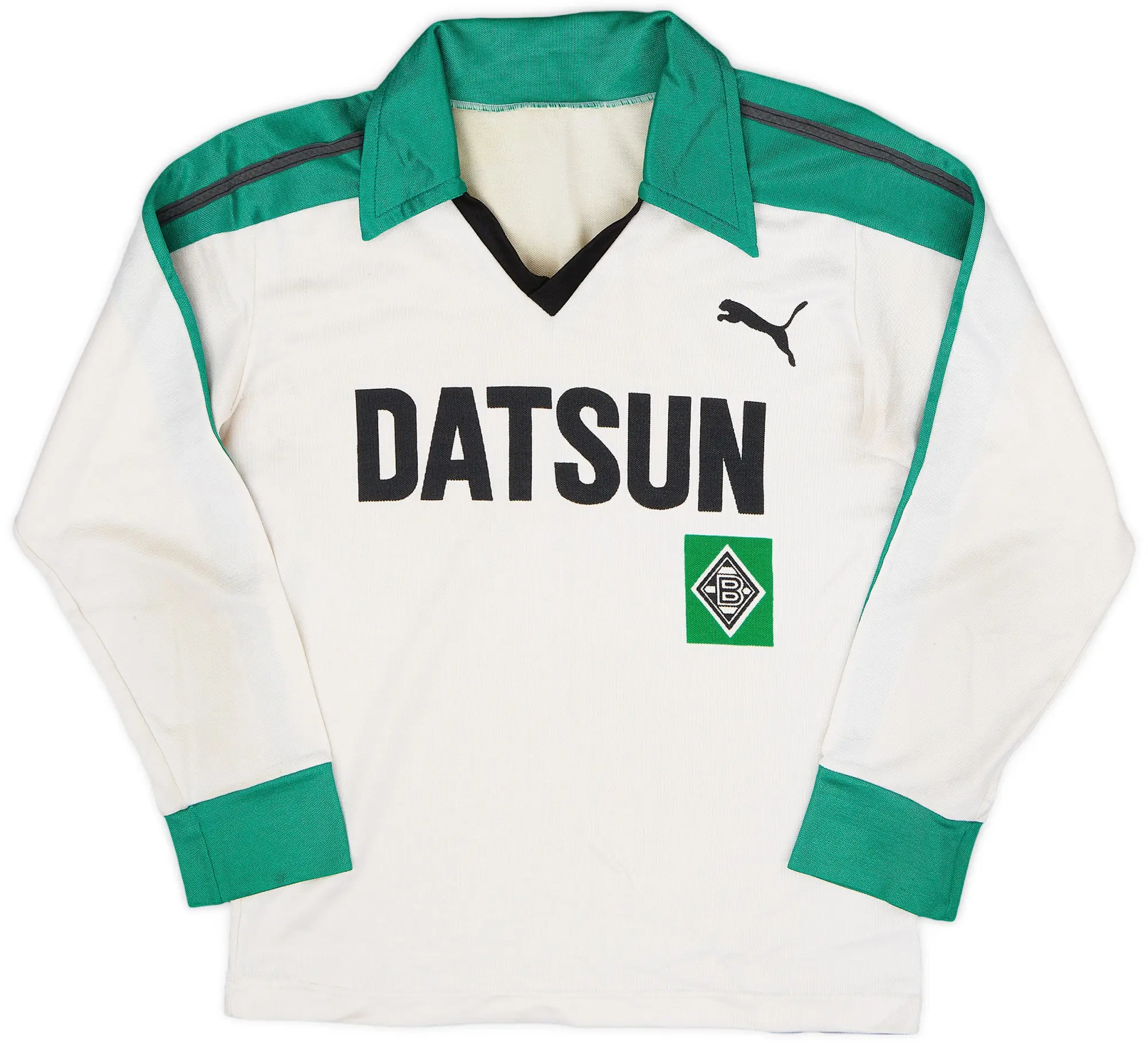 Puma 1981-83 Borussia Monchengladbach Home L/S Shirt - 7/10 - (XS)