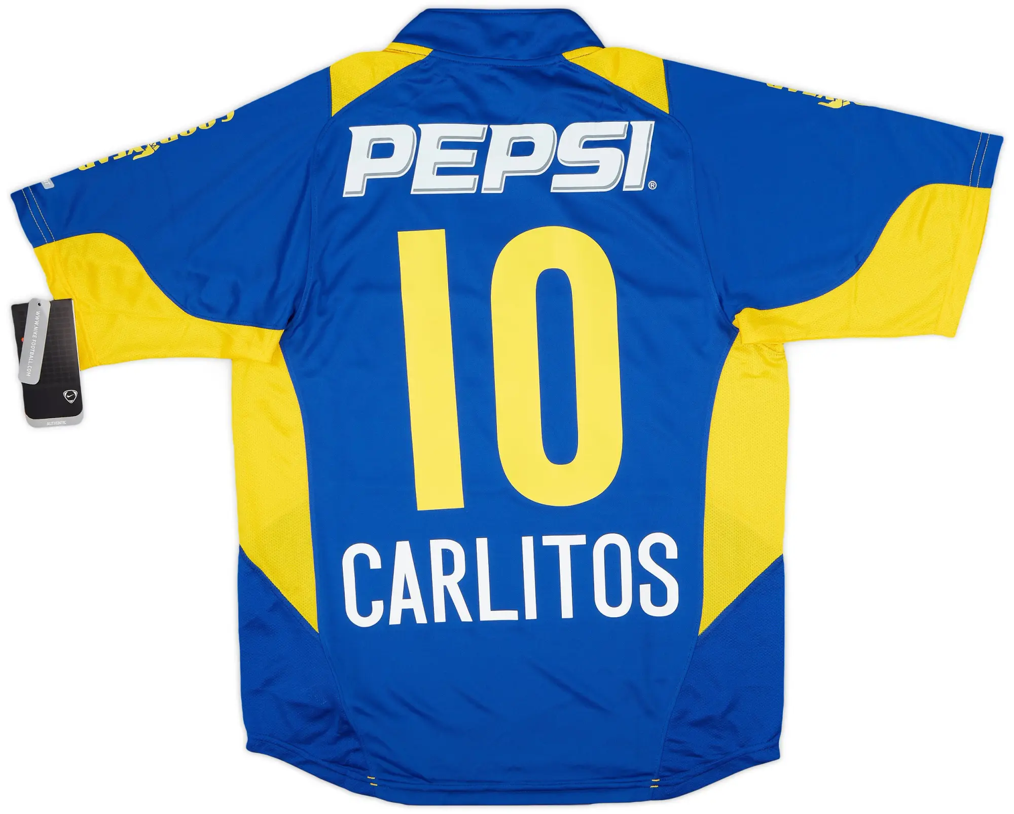 Nike 2004-05 Boca Juniors Home Shirt Carlitos #10 (S)