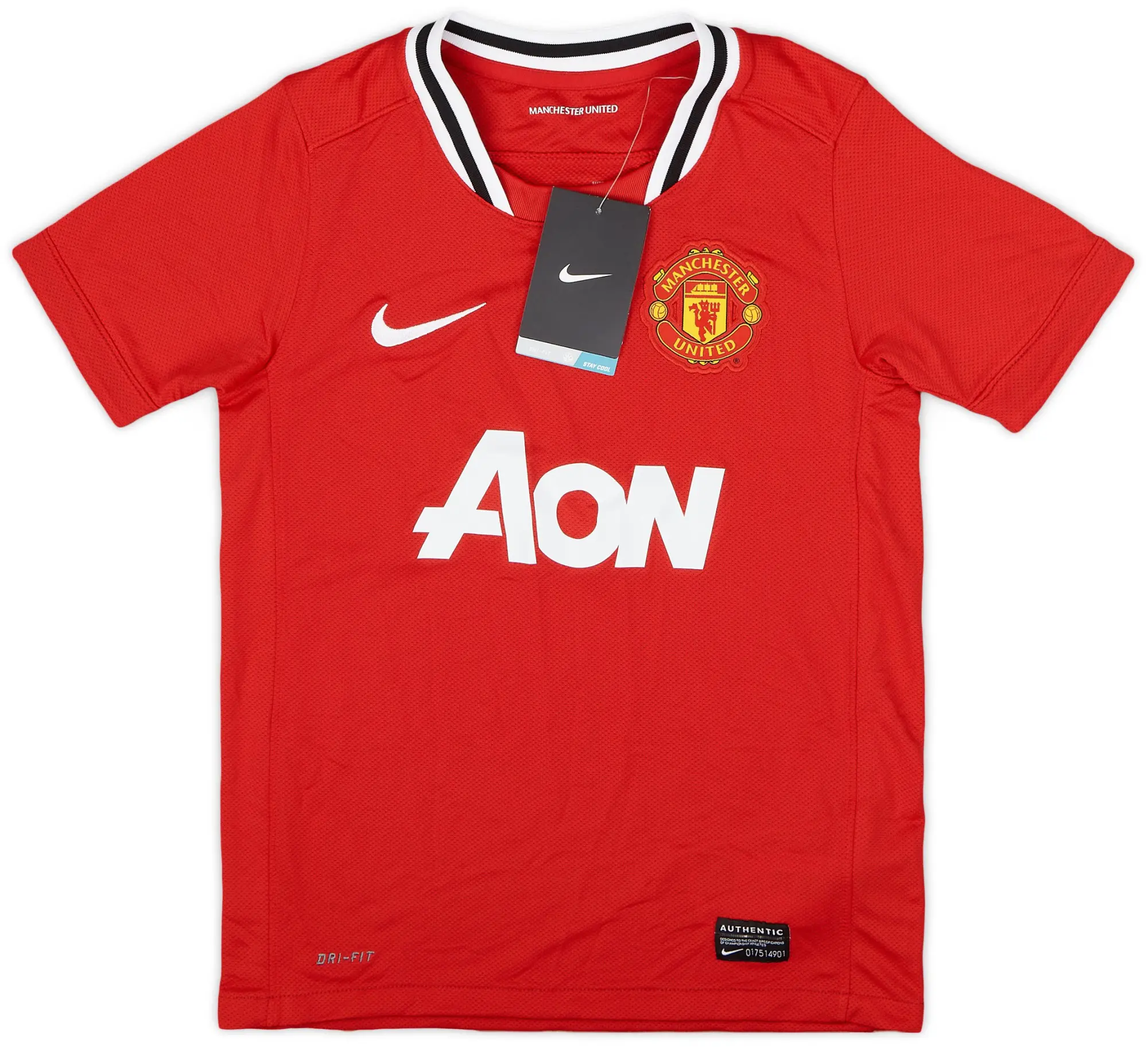 Nike 2011-12 Manchester United Home Shirt (S.Boys)