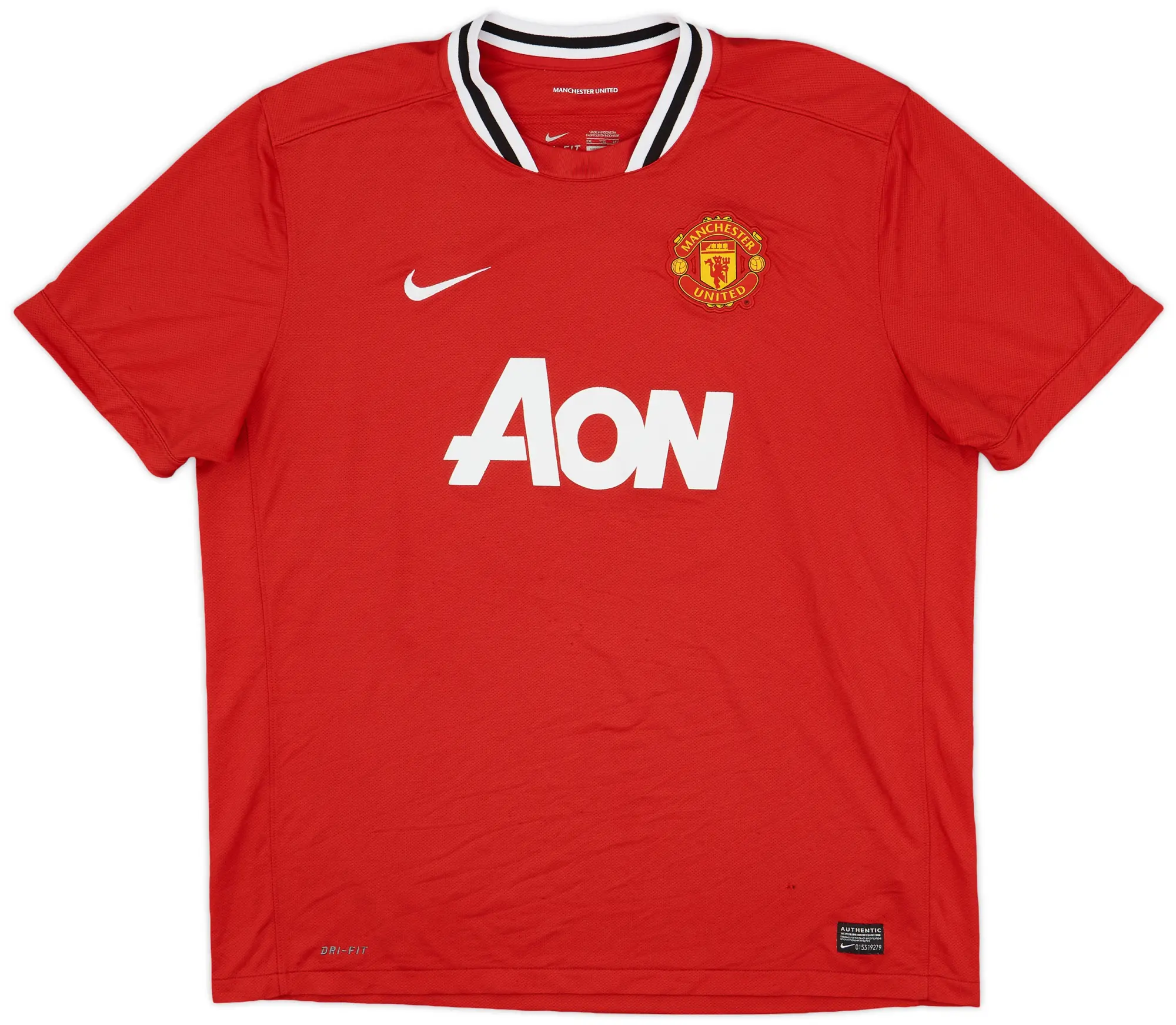 Nike 2011-12 Manchester United Home Shirt (S.Boys)