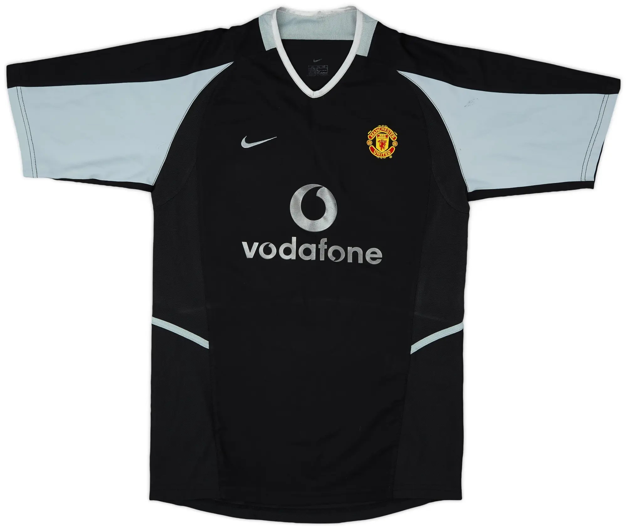 Nike 2002-04 Manchester United GK S/S Shirt - 6/10 - (XL.Boys)
