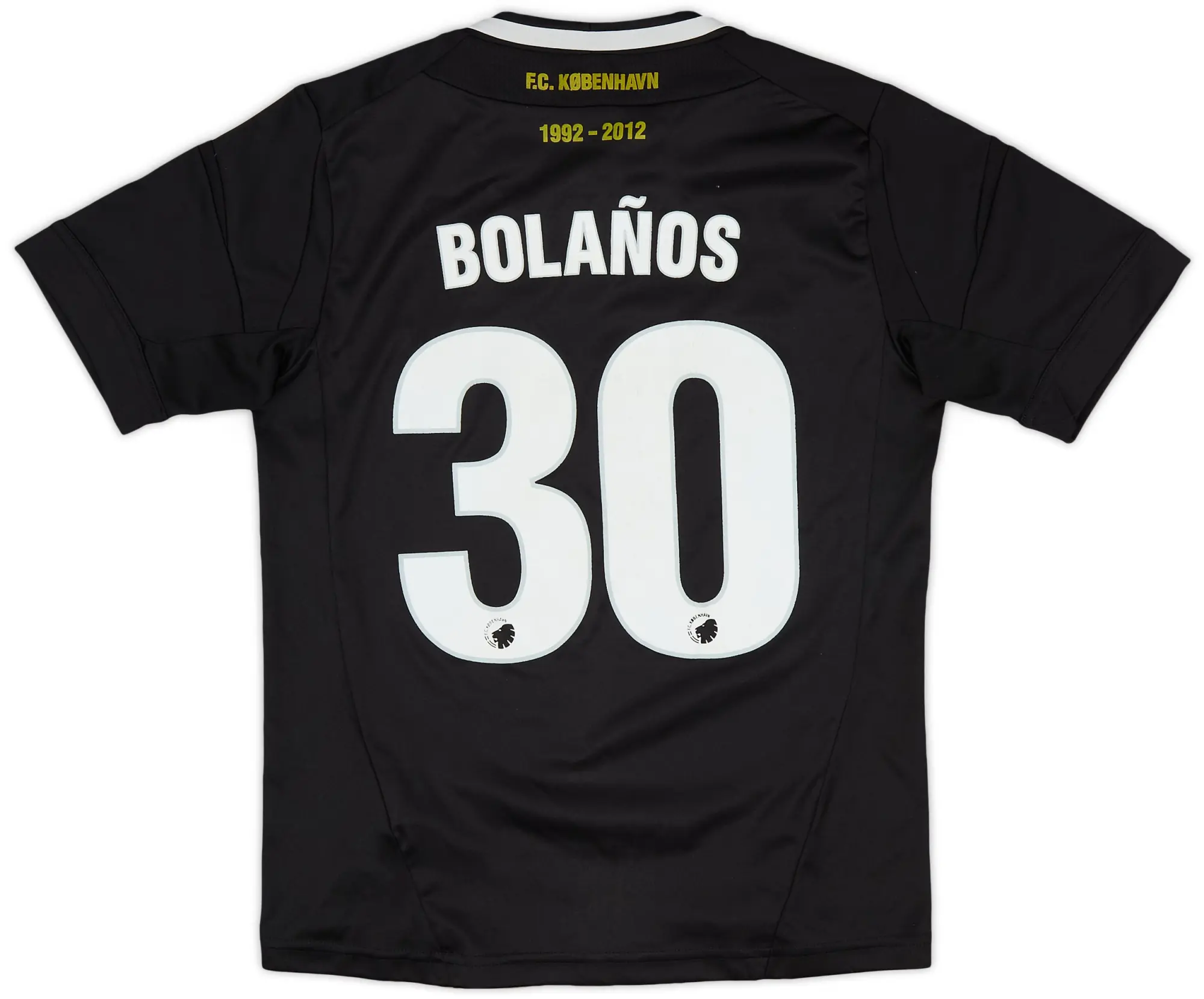 adidas 2012-13 FC Copenhagen Away Shirt Bolanos #30 - 7/10 - (S.Boys)