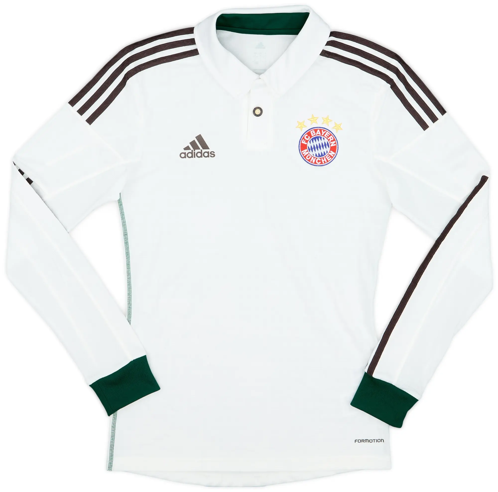 adidas 2013-14 Bayern Munich Player Issue Away L/S Shirt - 9/10 - (S)