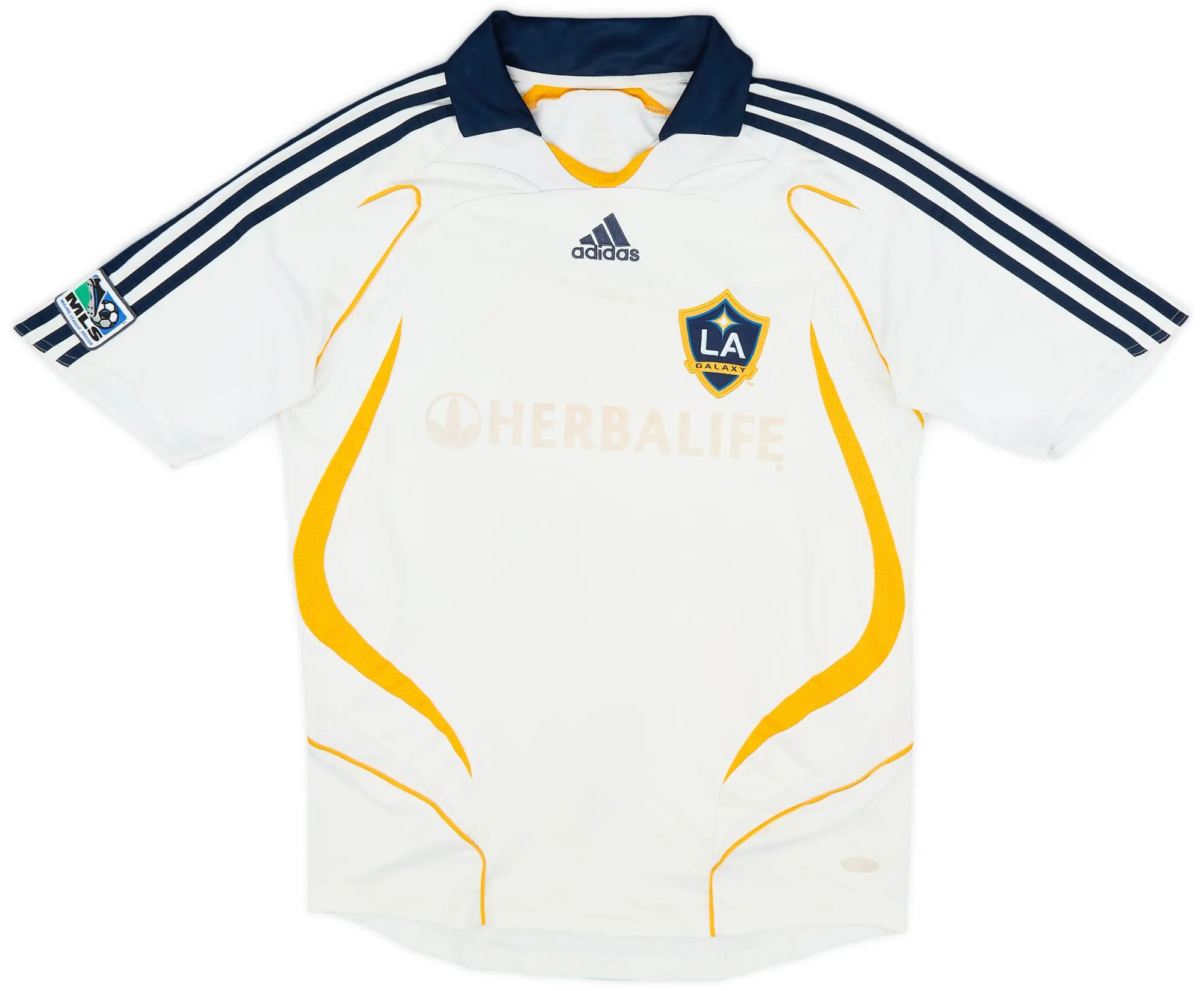 adidas 2007-08 LA Galaxy Home Shirt - 4/10 - (S)