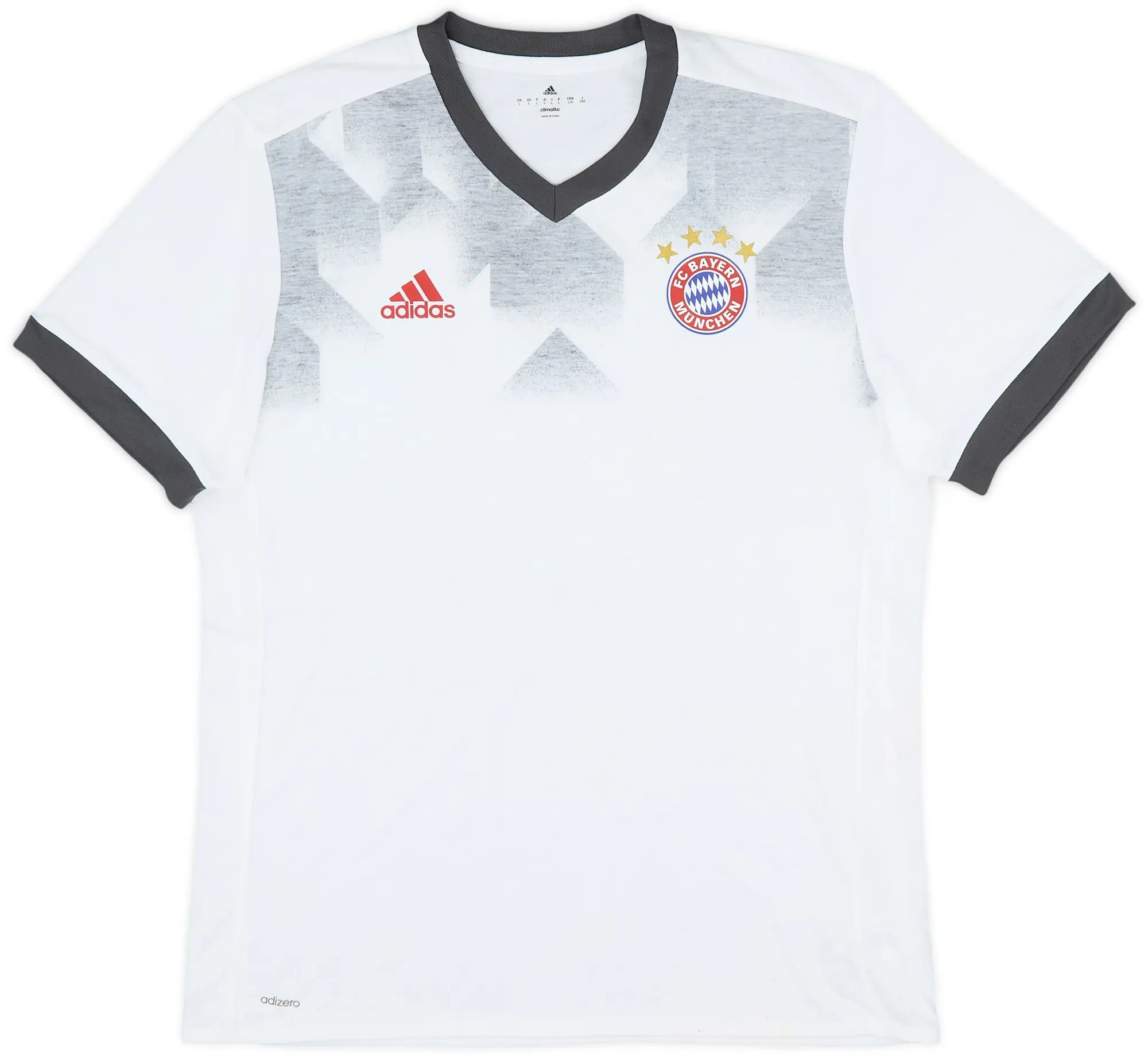 2016-17 Bayern Munich adidas Cotton Tee - 8/10 - (L)