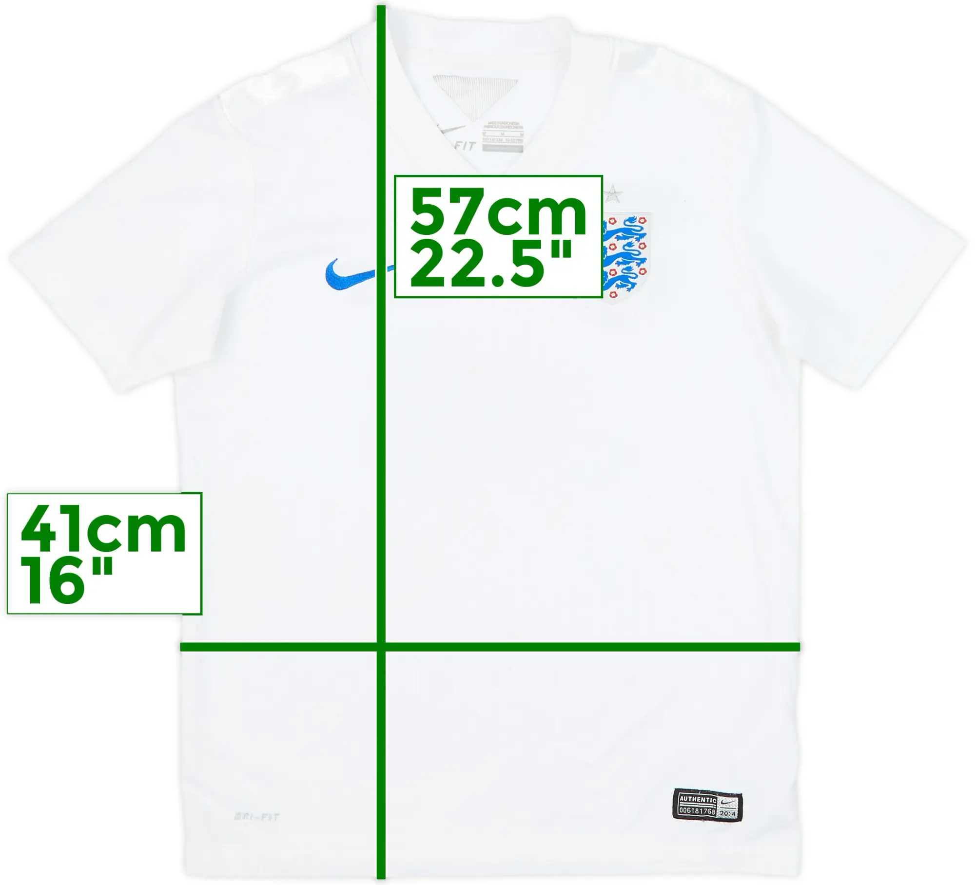 Nike England Boys SS Home Shirt 2014