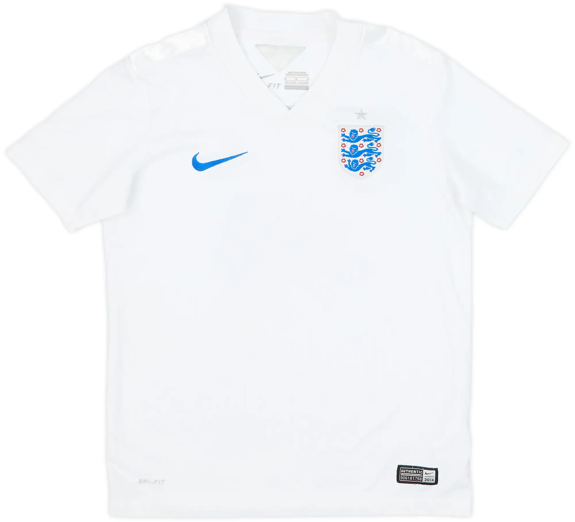 Nike England Boys SS Home Shirt 2014