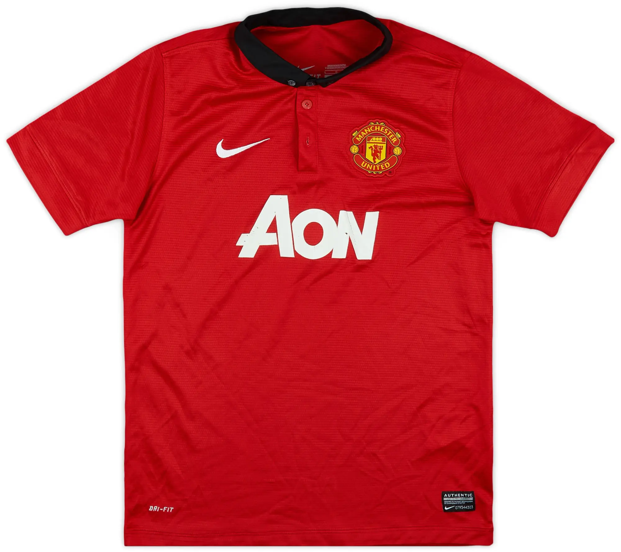 Nike 2013-14 Manchester United Home Shirt - 7/10 - (L.Boys)