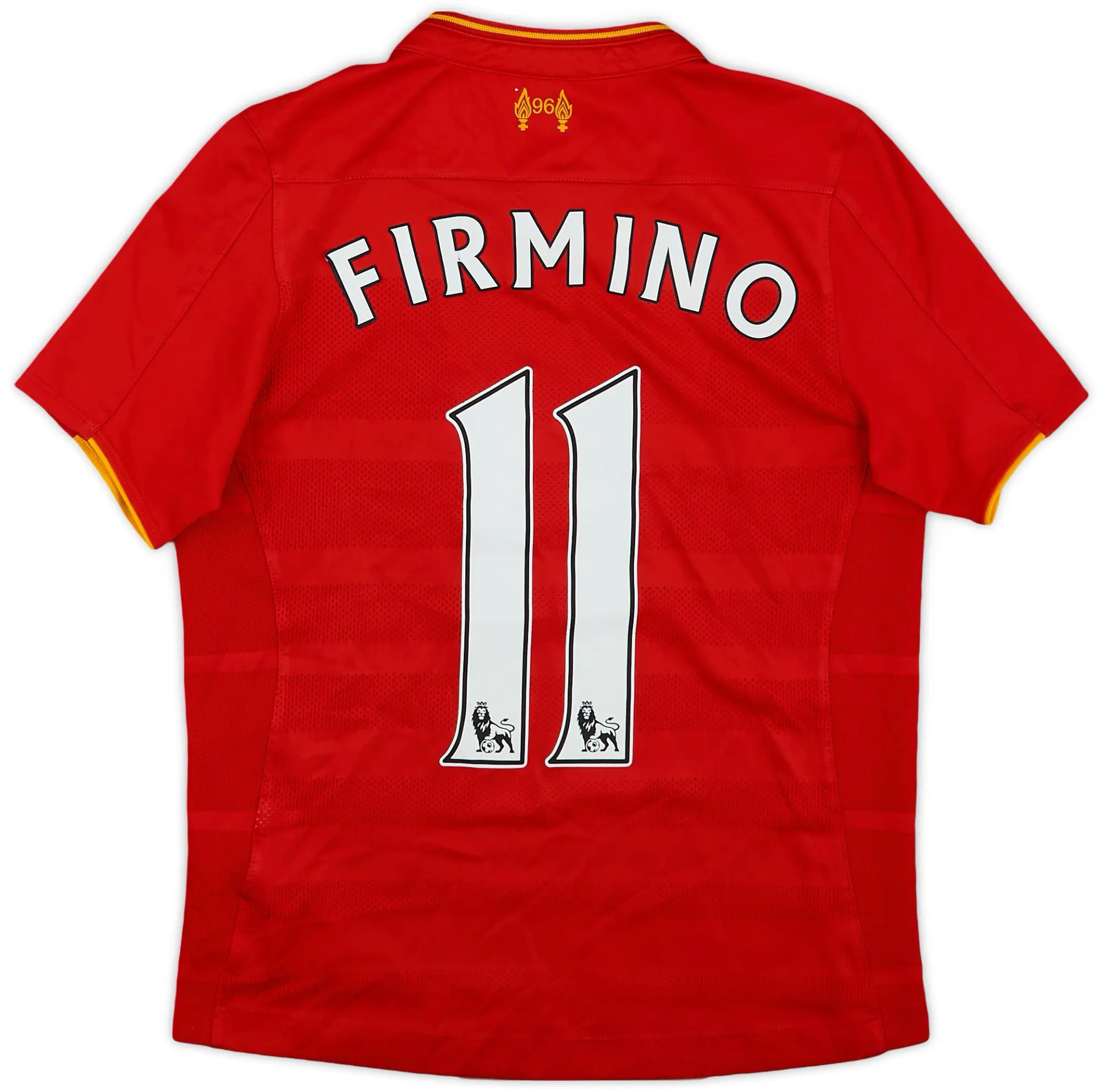 NewBalance 2016-17 Liverpool Home Shirt Firmino #11 - 5/10 - (M.Boys)