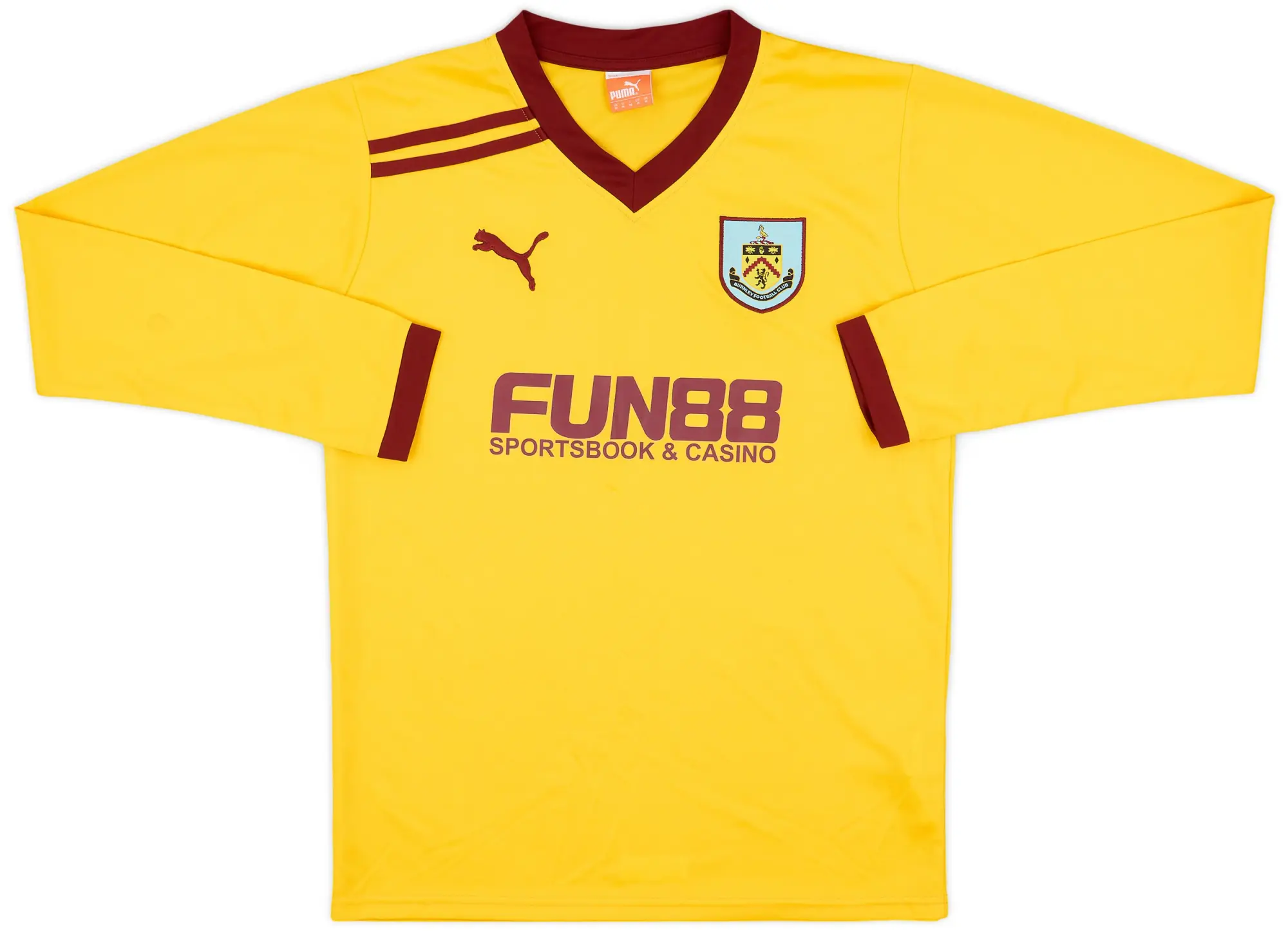 Puma 2011-12 Burnley Away L/S Shirt - 8/10 - (M)