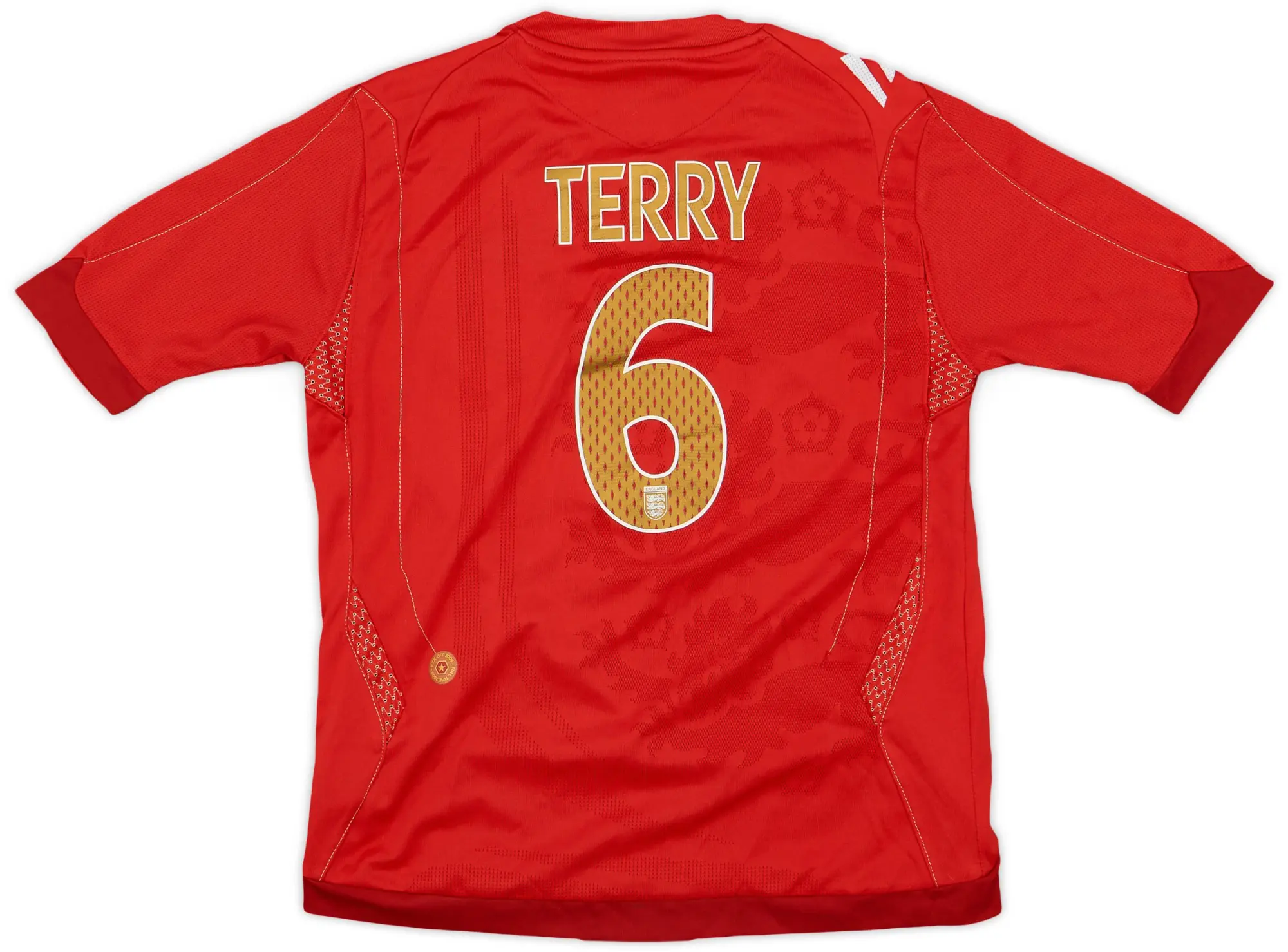 Umbro 2006-08 England Away Shirt Terry #6 - 9/10 - (S.Boys)